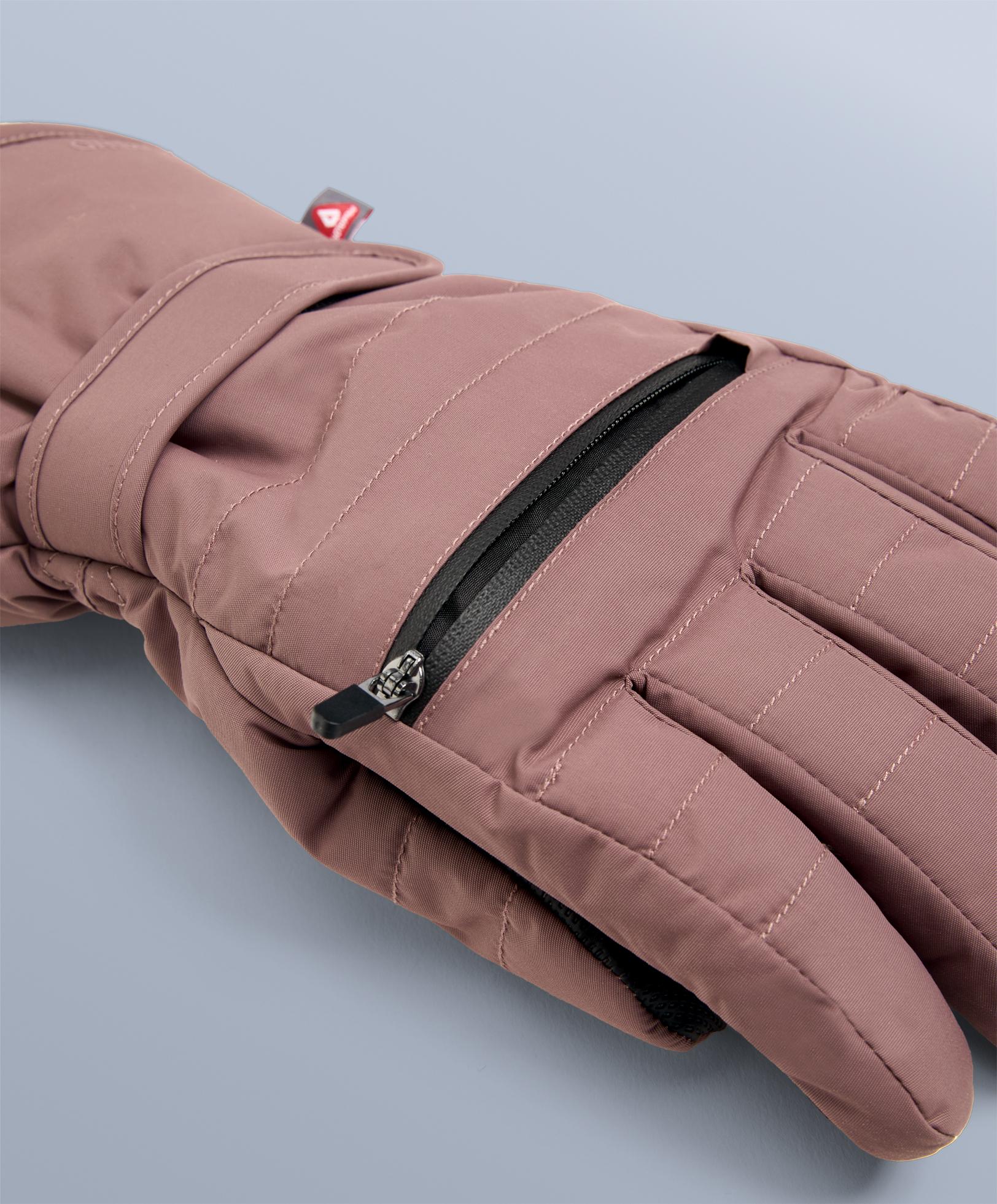 Technical SKI Primaloft® Gloves — MAUVE