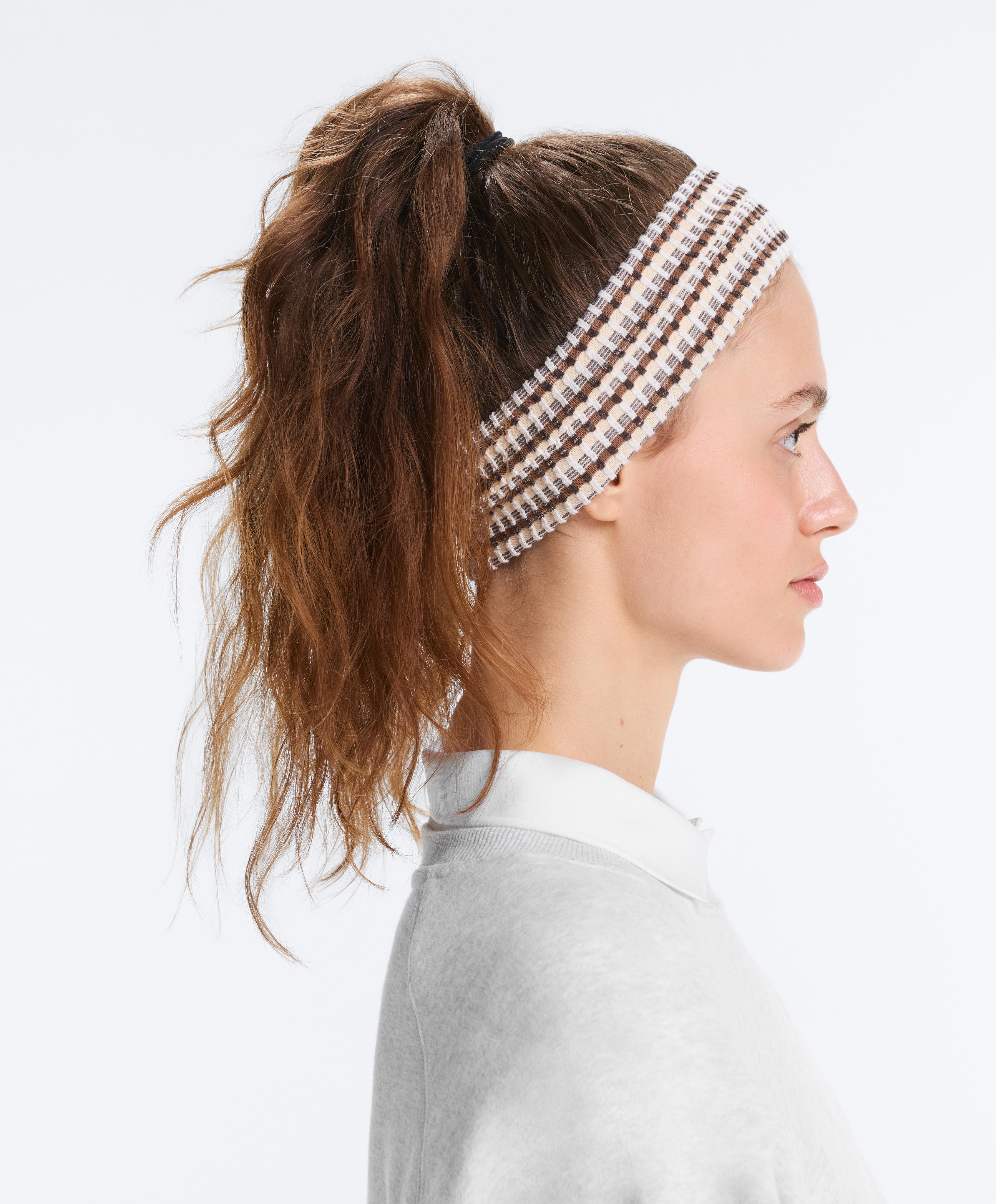 Спортна лента за коса 6 см структура