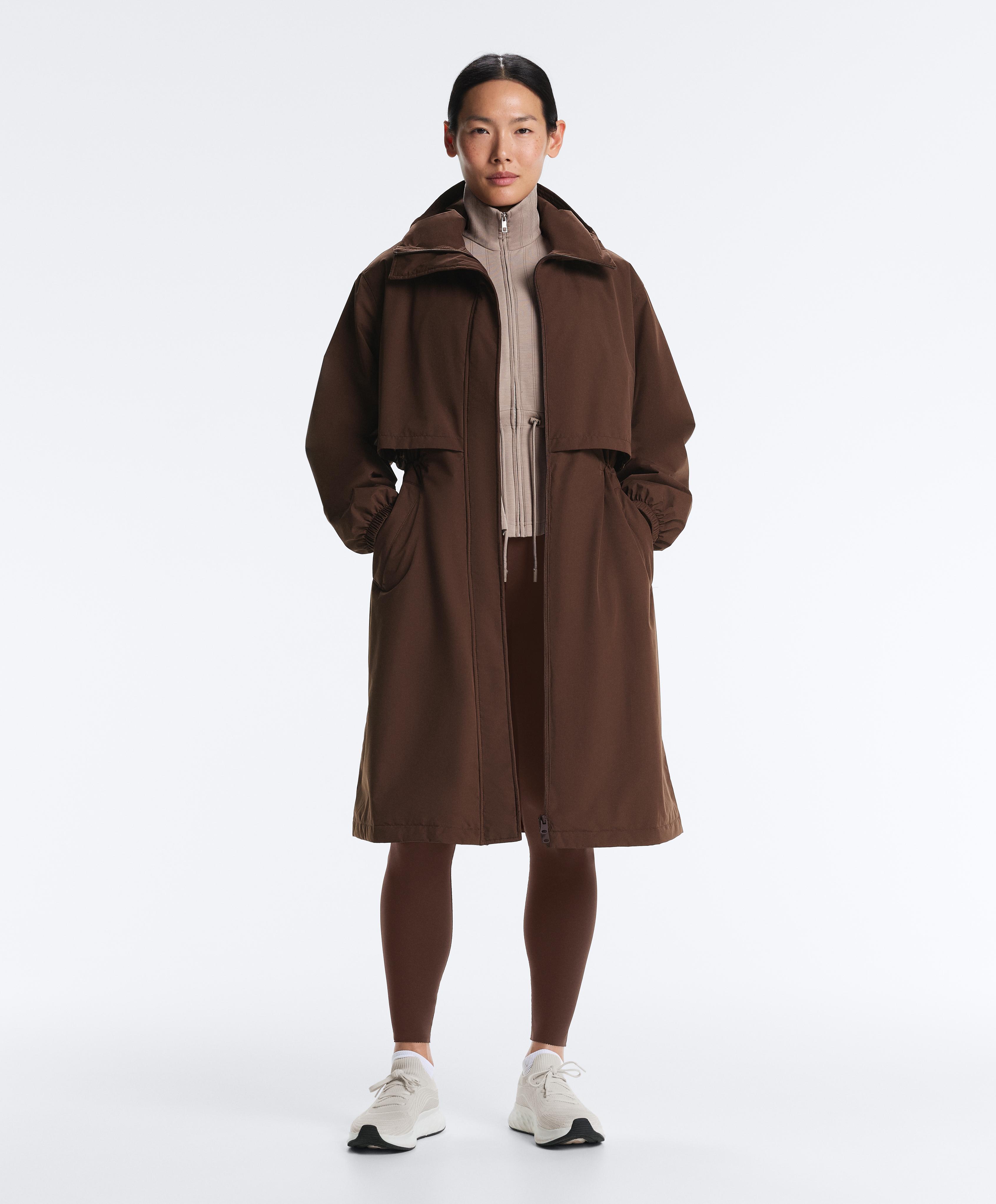 FELLEX® with AEROGEL 10k waterproof long padded jacket — BROWN