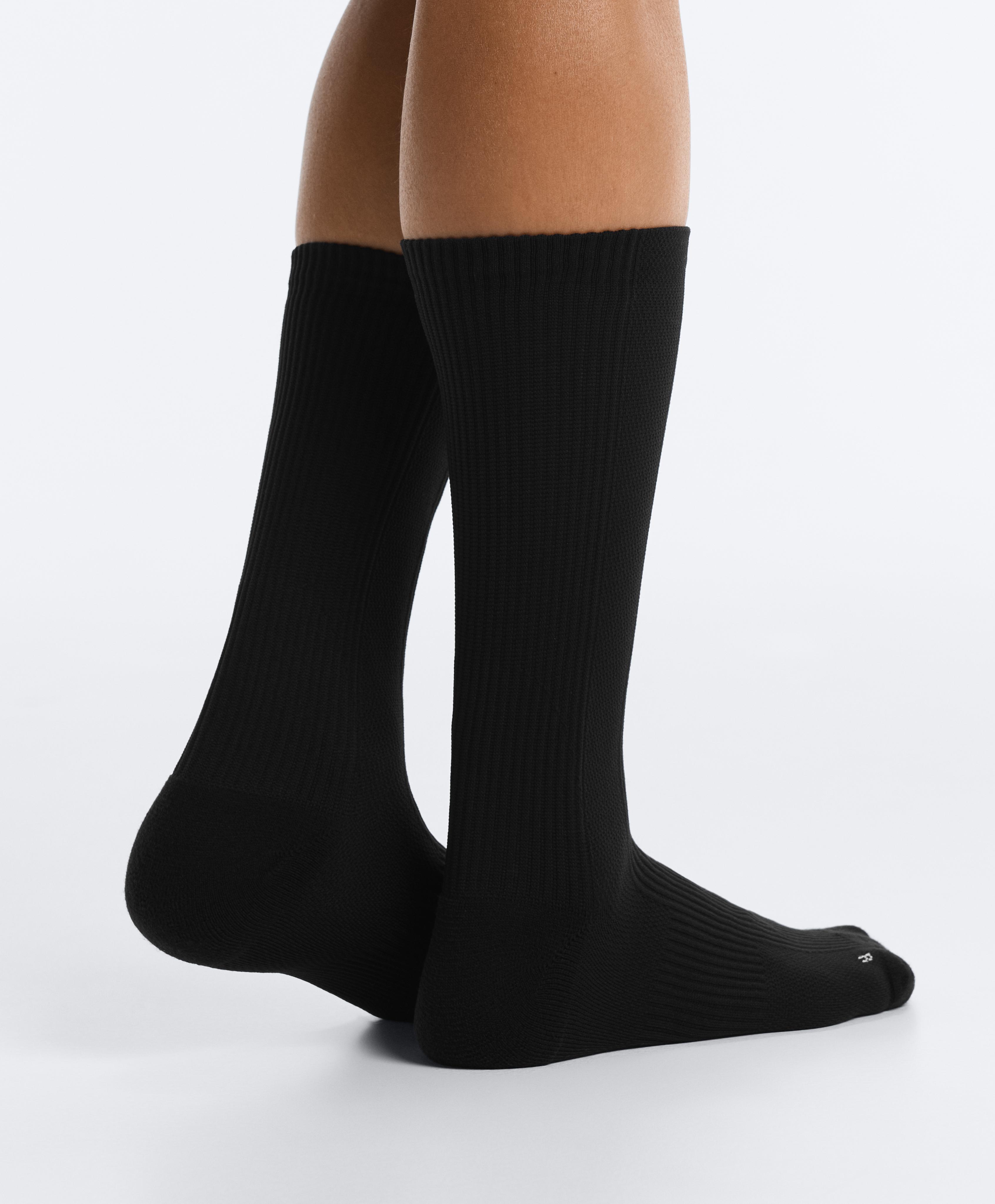 3 pairs of Classic polyamide blend sports socks — MID-GREY MELANGE
