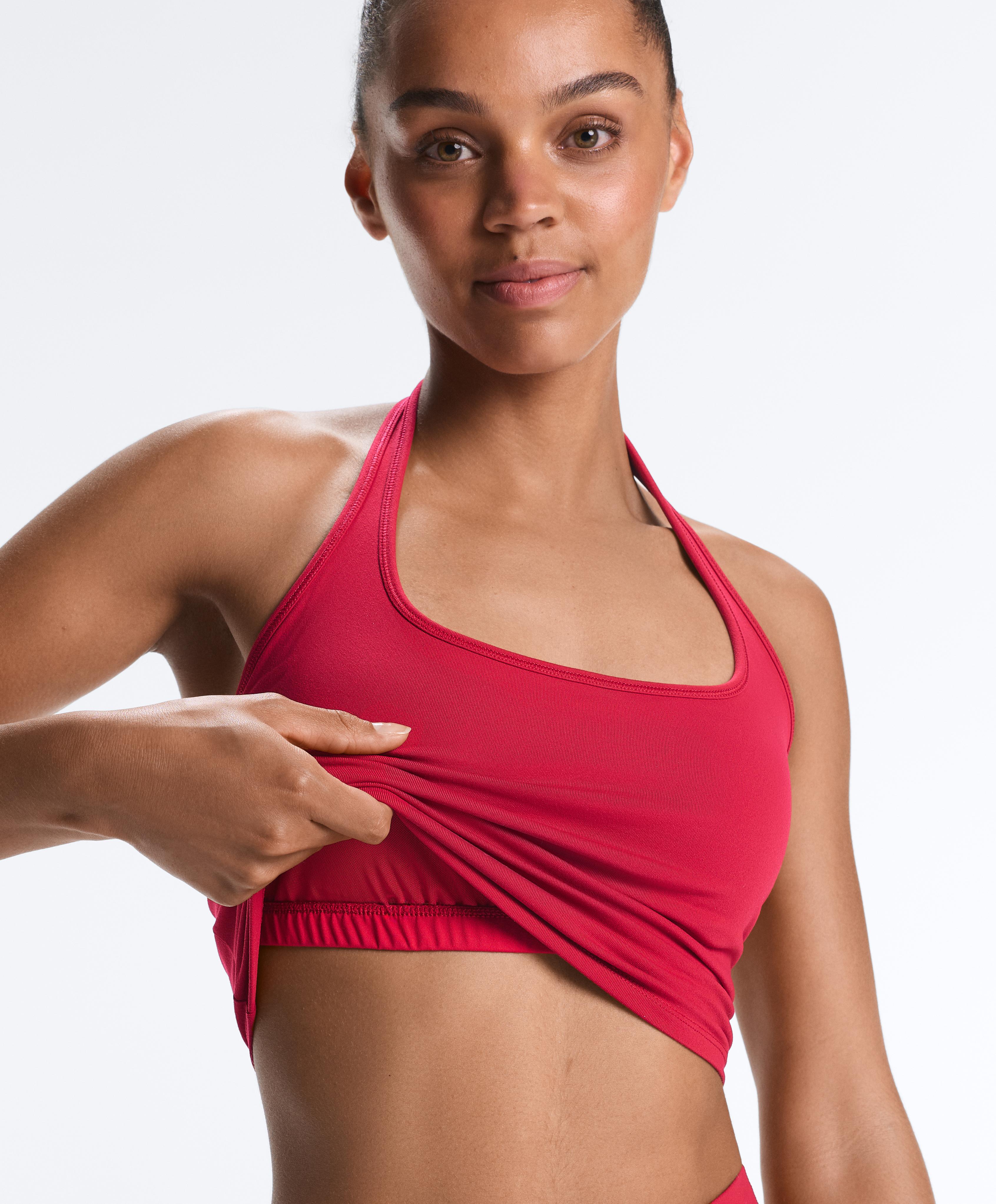 Evermove halter tank top — RED