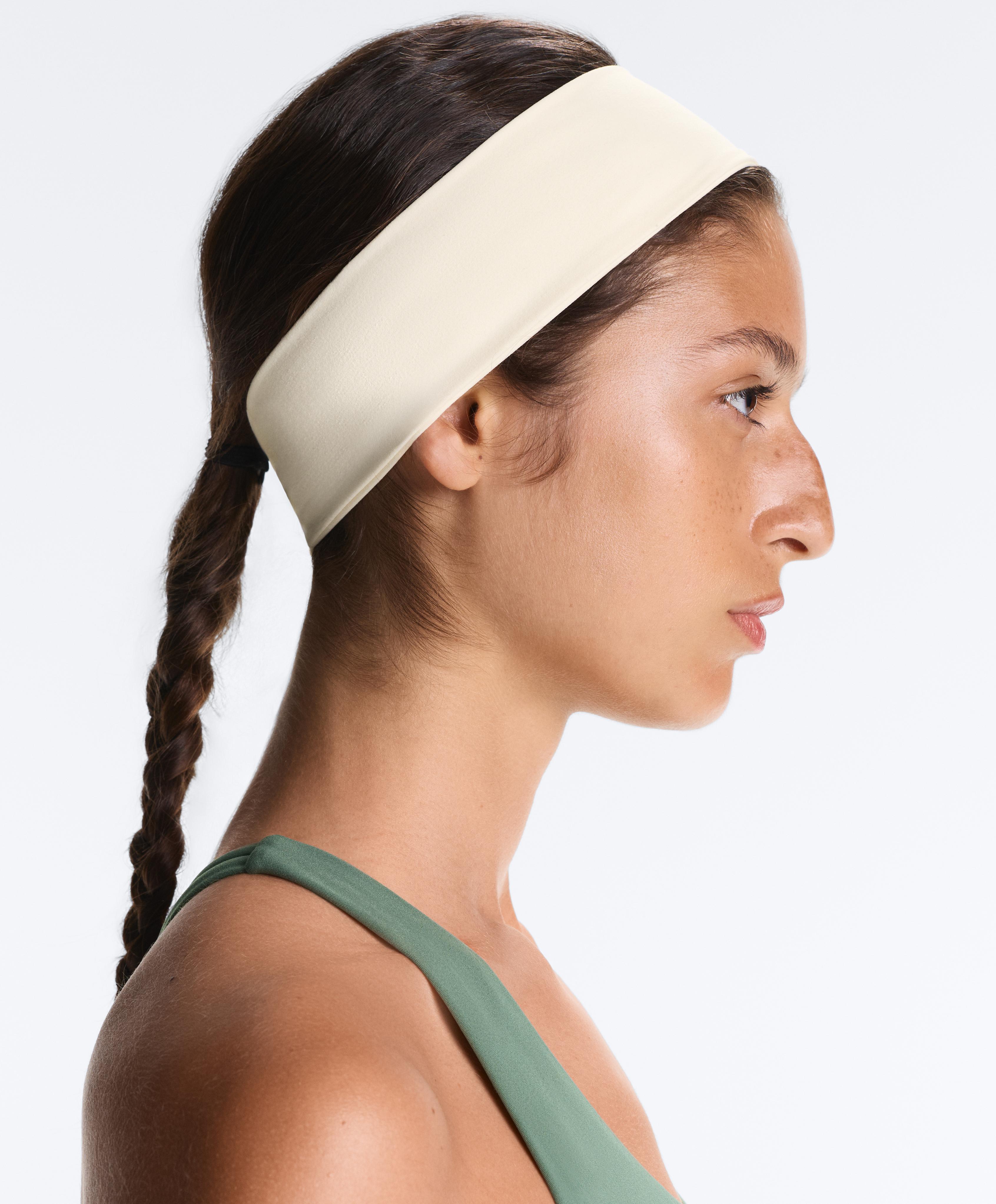 6cm sports headband — ECRU