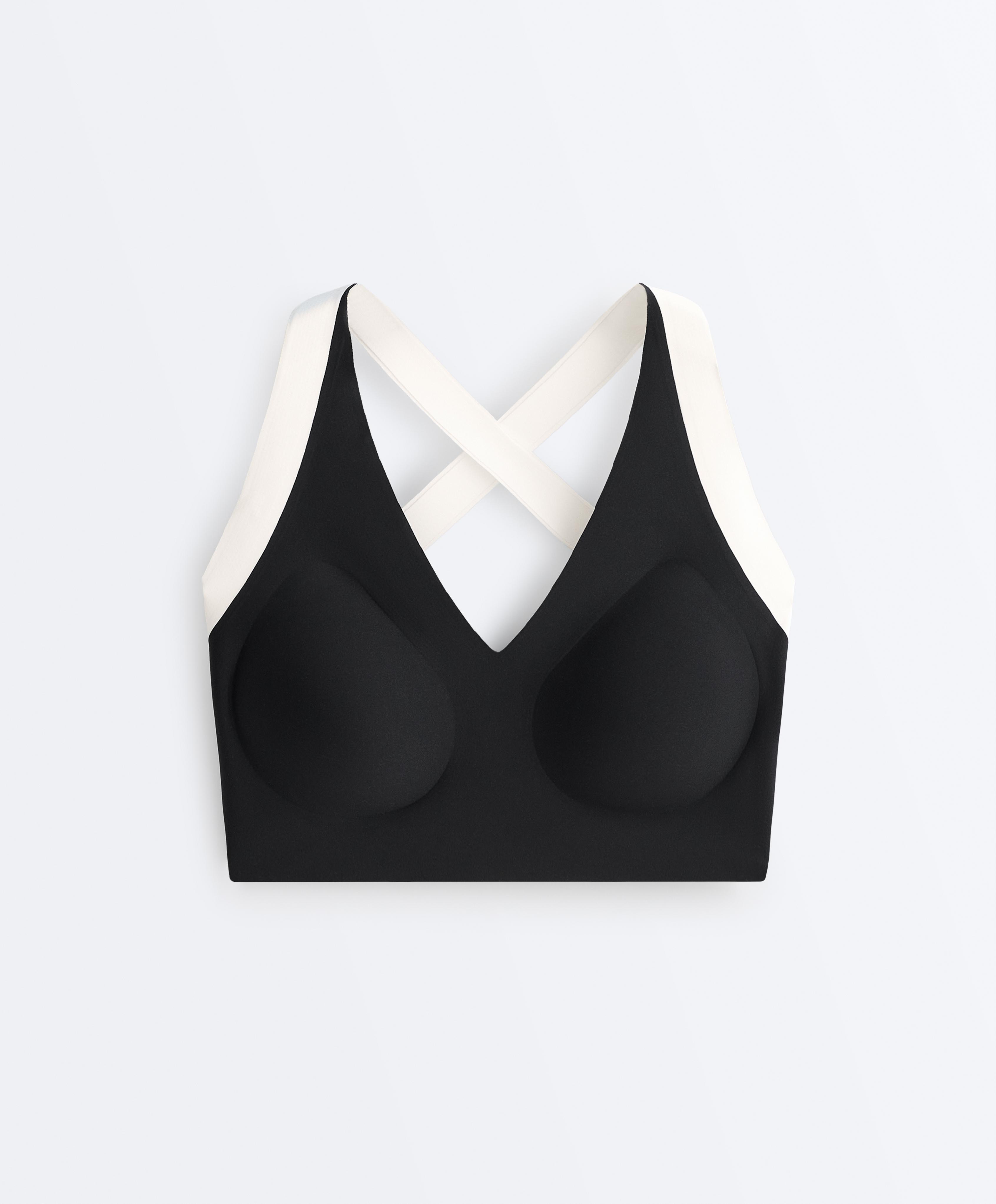 Brassière sport Perfect-adapt maintien moyen contraste Brassière sport Perfect-adapt maintien moyen contraste