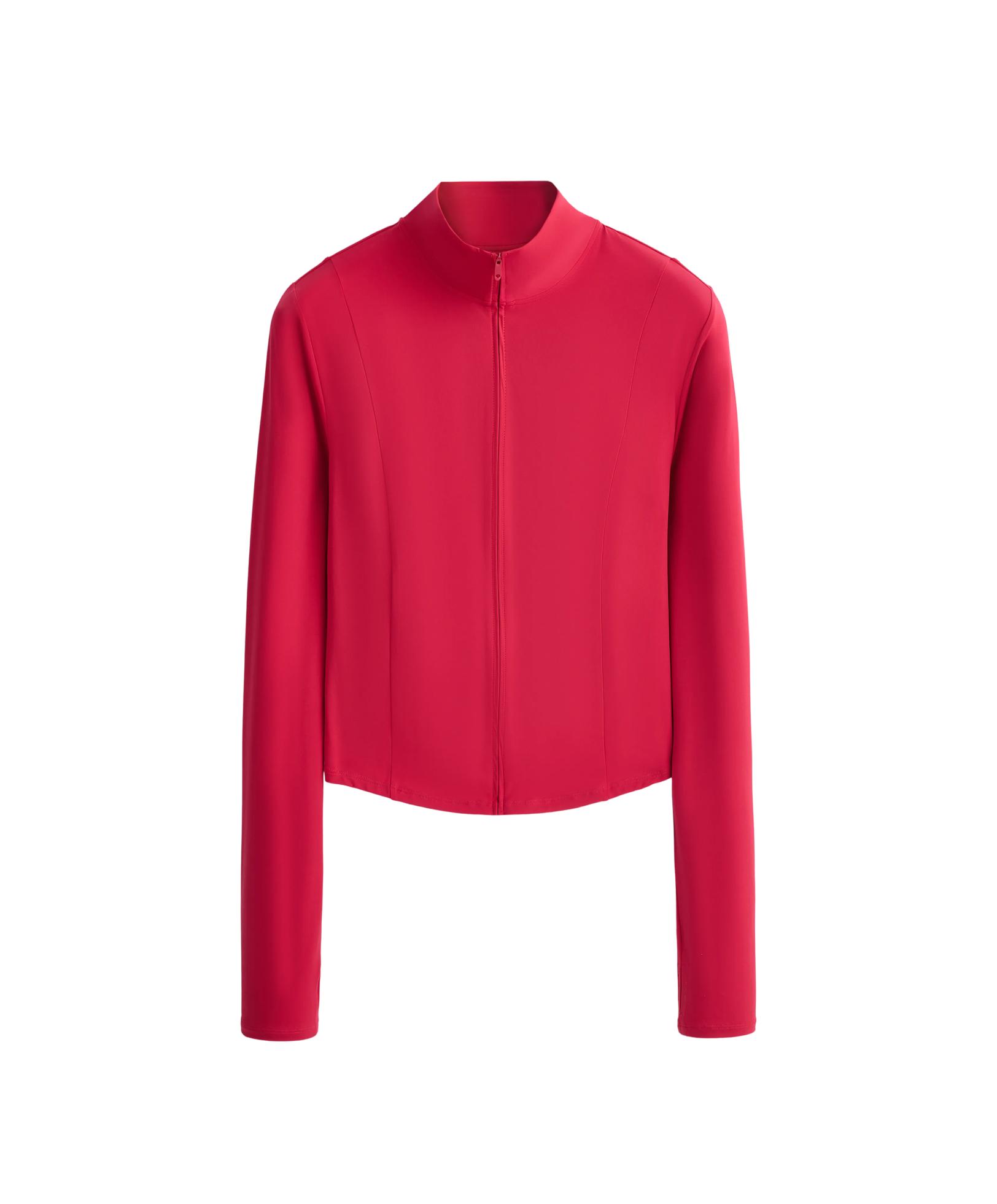 Short Light Touch technical jacket — RED