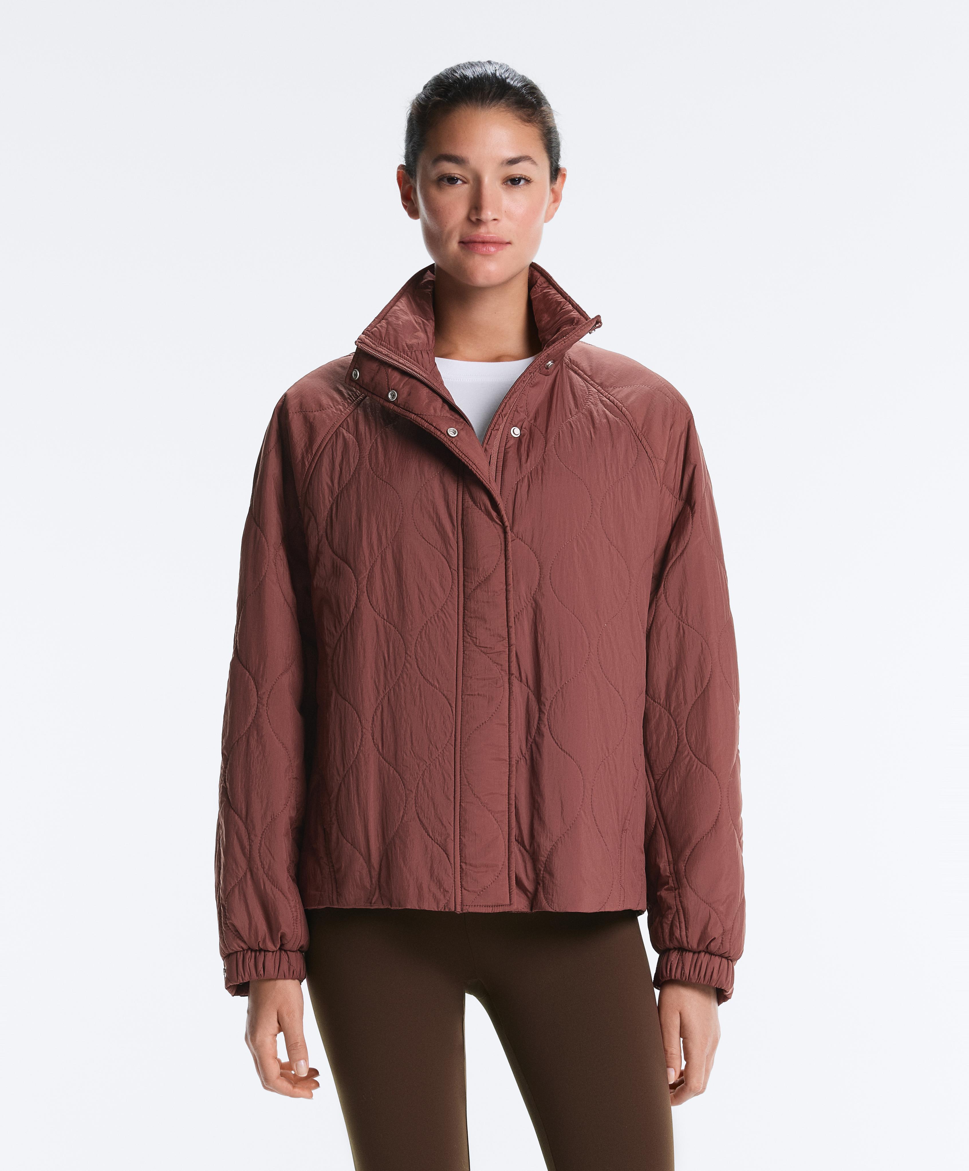 Water-repellent FELLEX® AEROGEL padded jacket — MAHOGANY