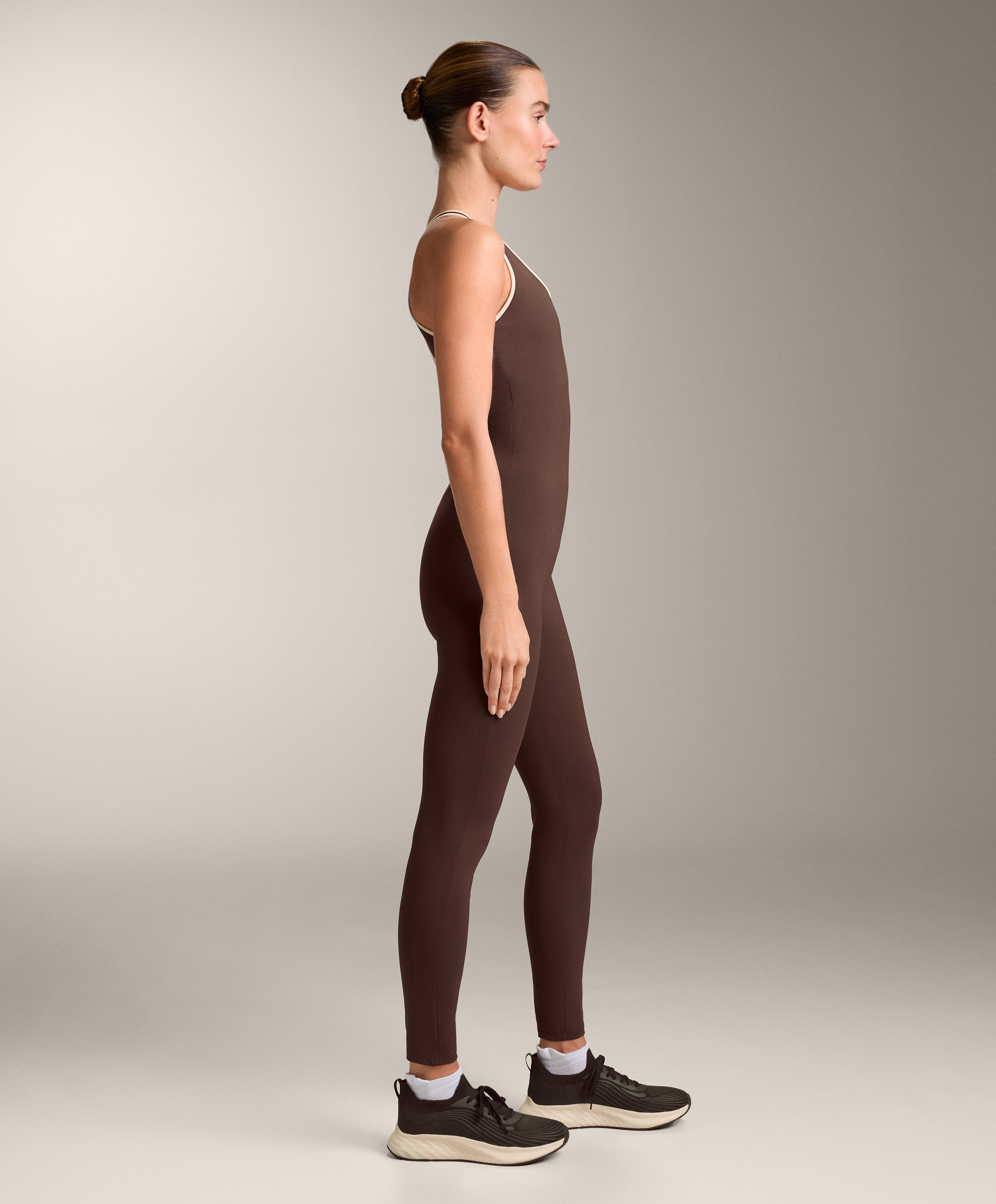 Comfortlux long jumpsuit with piping Comfortlux long jumpsuit with piping