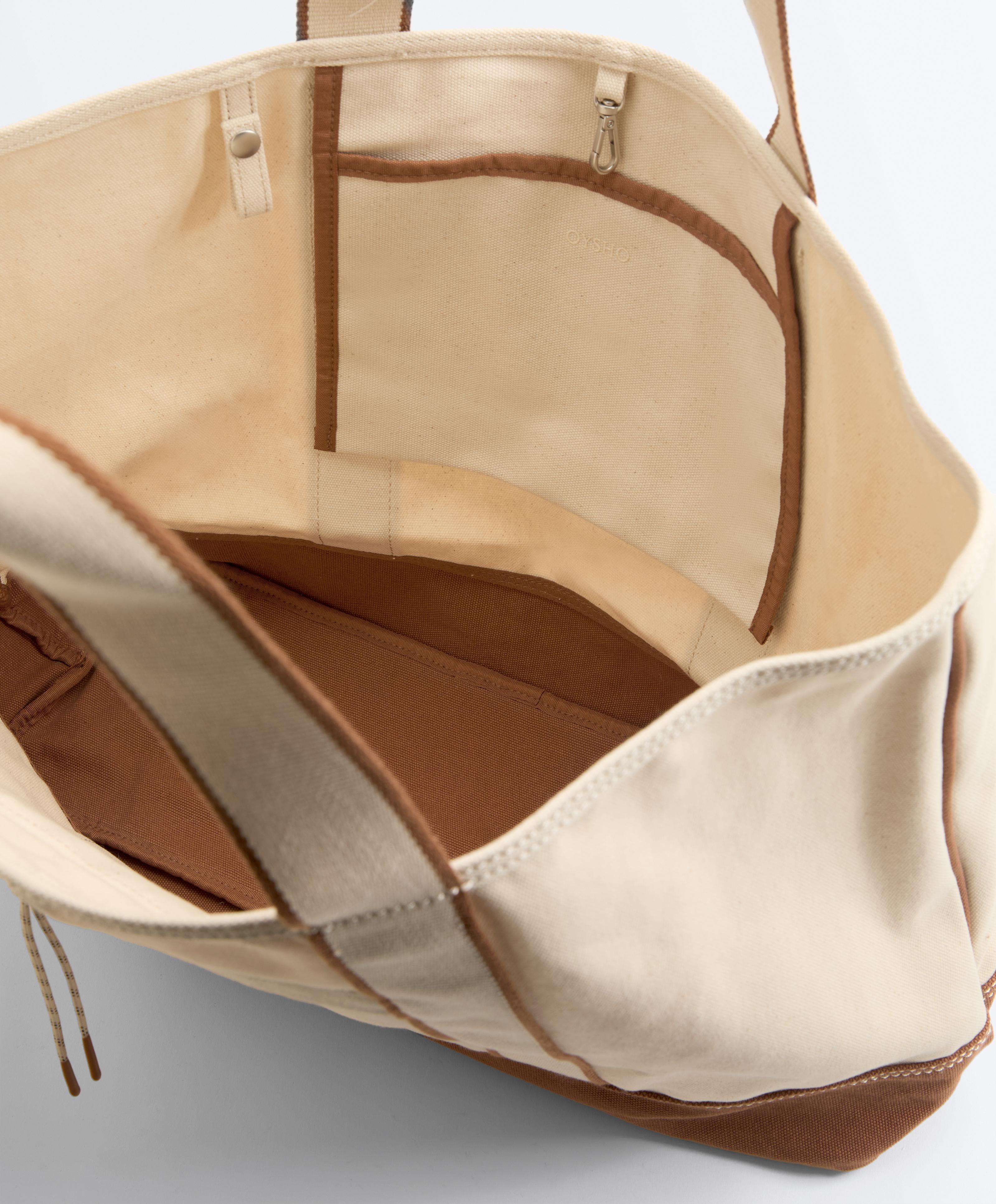 Canvas tote bag — ECRU