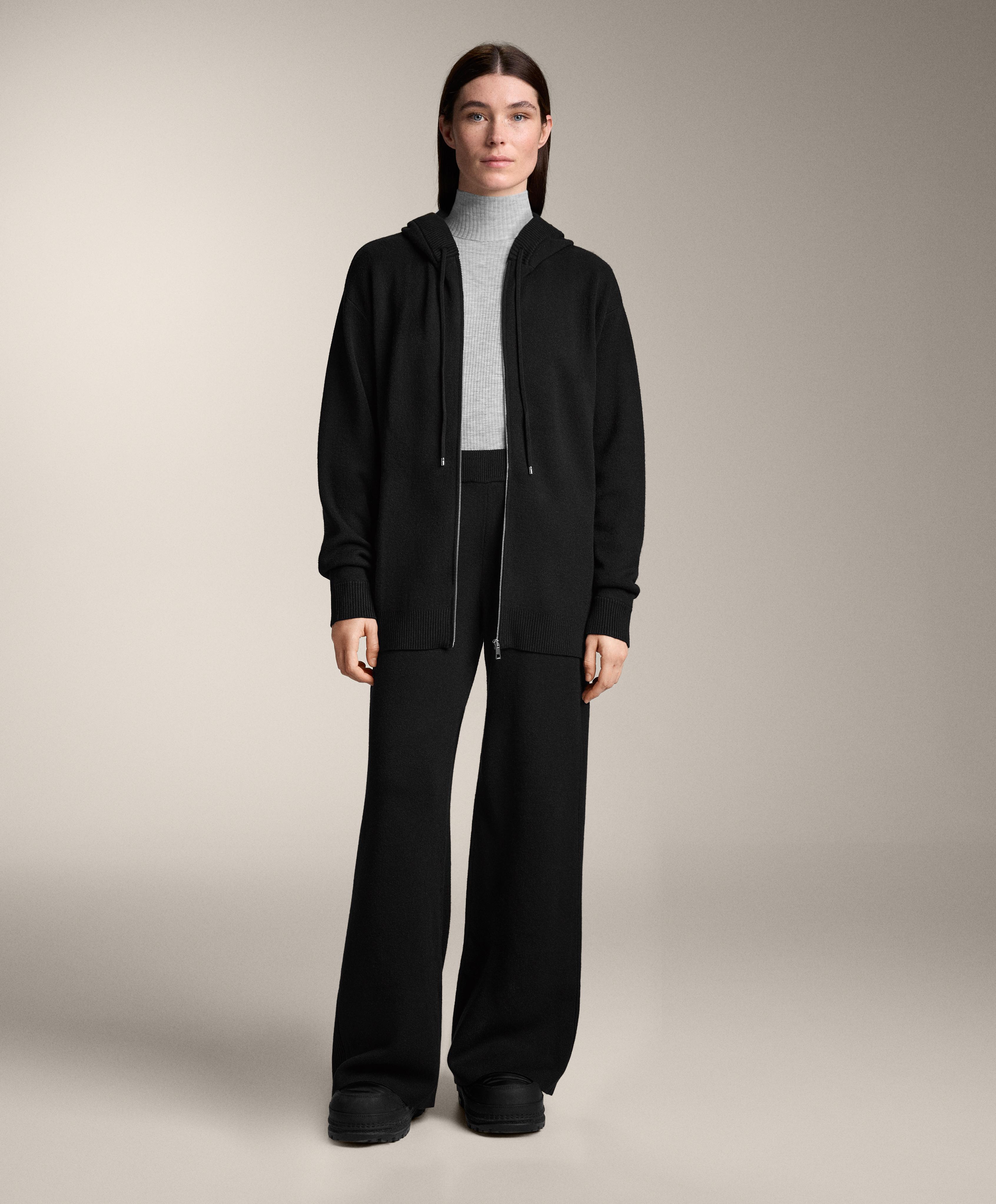 Chaqueta de punto larga con capucha - Rebajas Chaqueta de punto larga con capucha - Rebajas