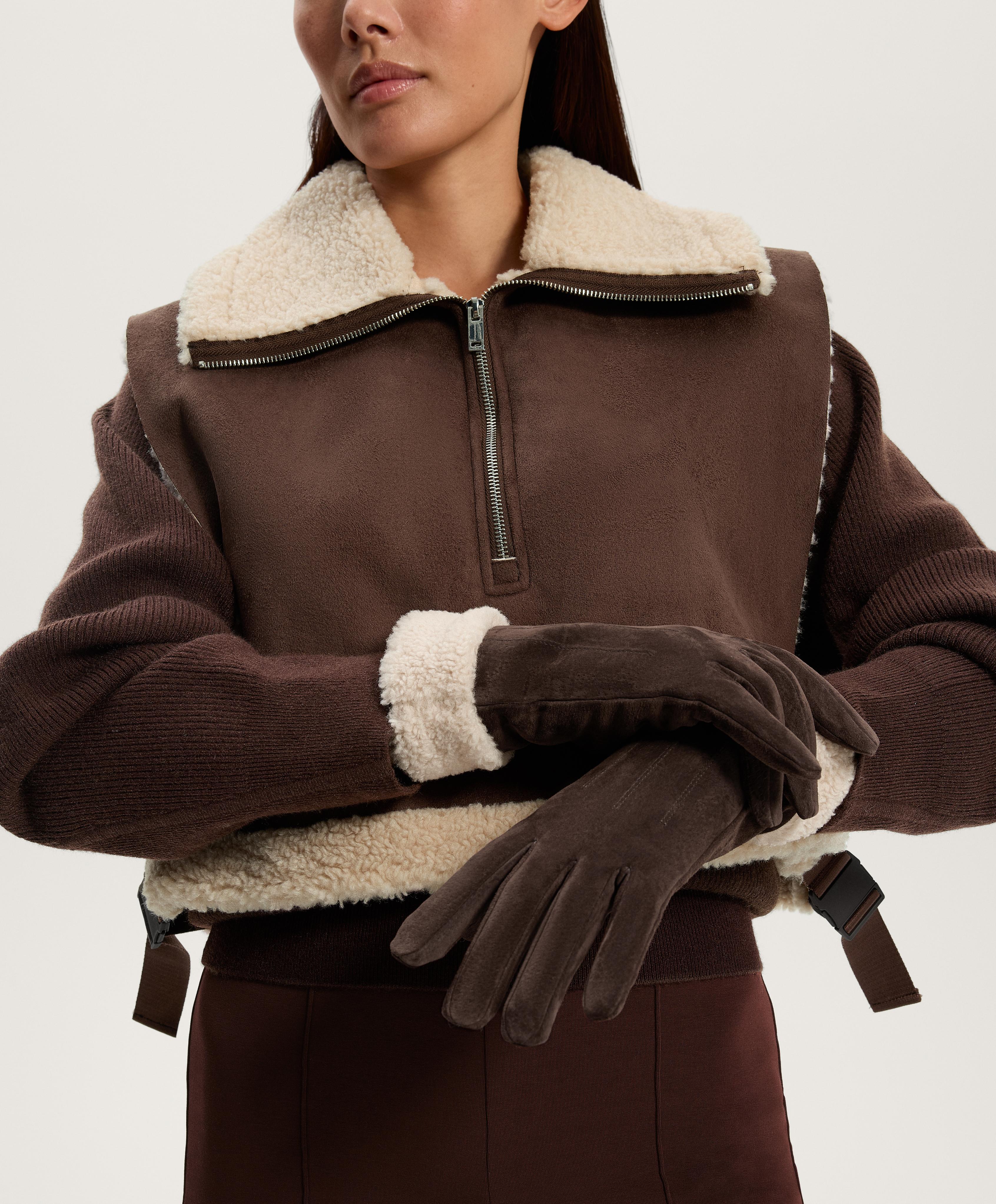 Rukavice z oboustranné kůže