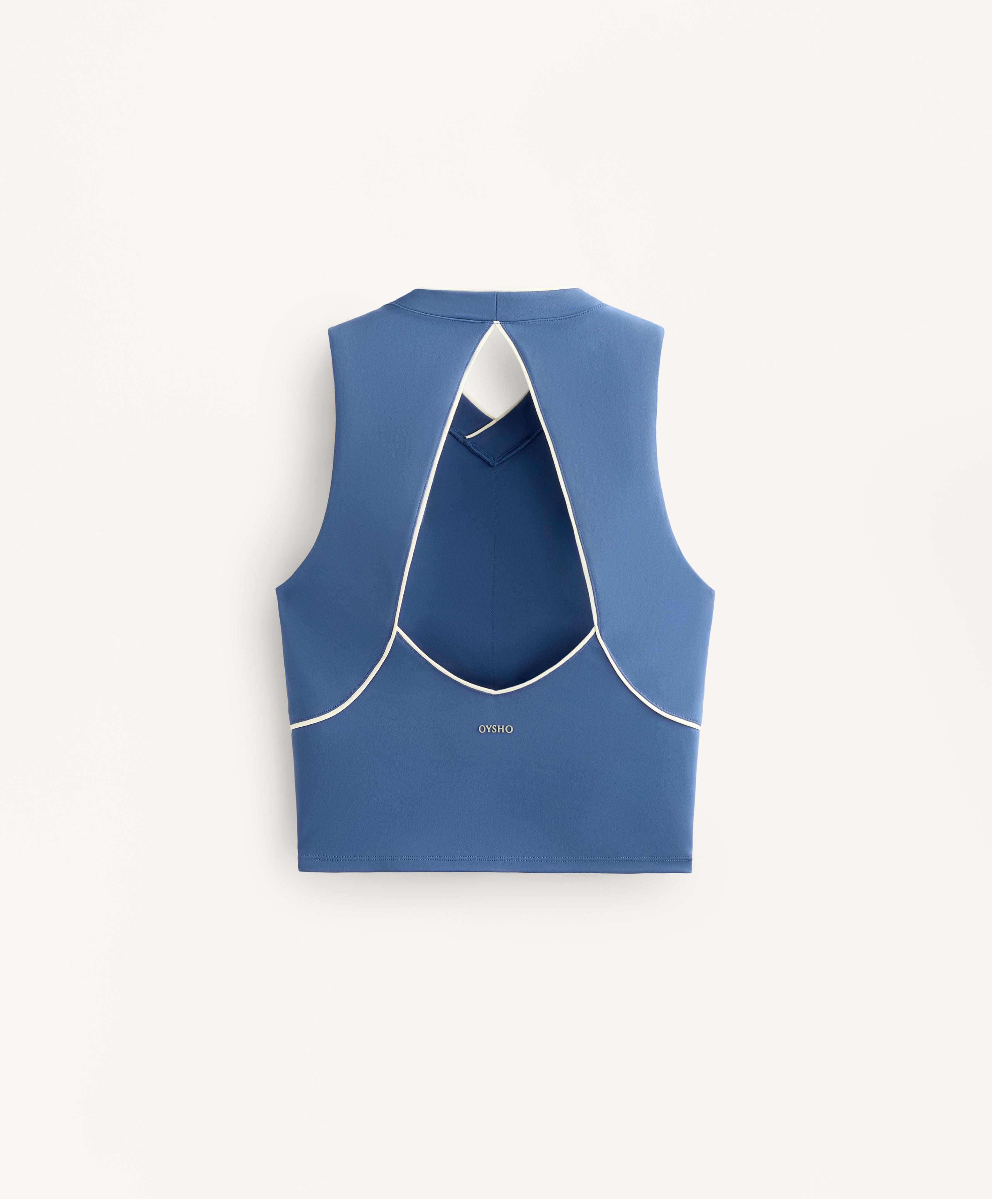 Comfortlux Tanktop mit Paspelierung