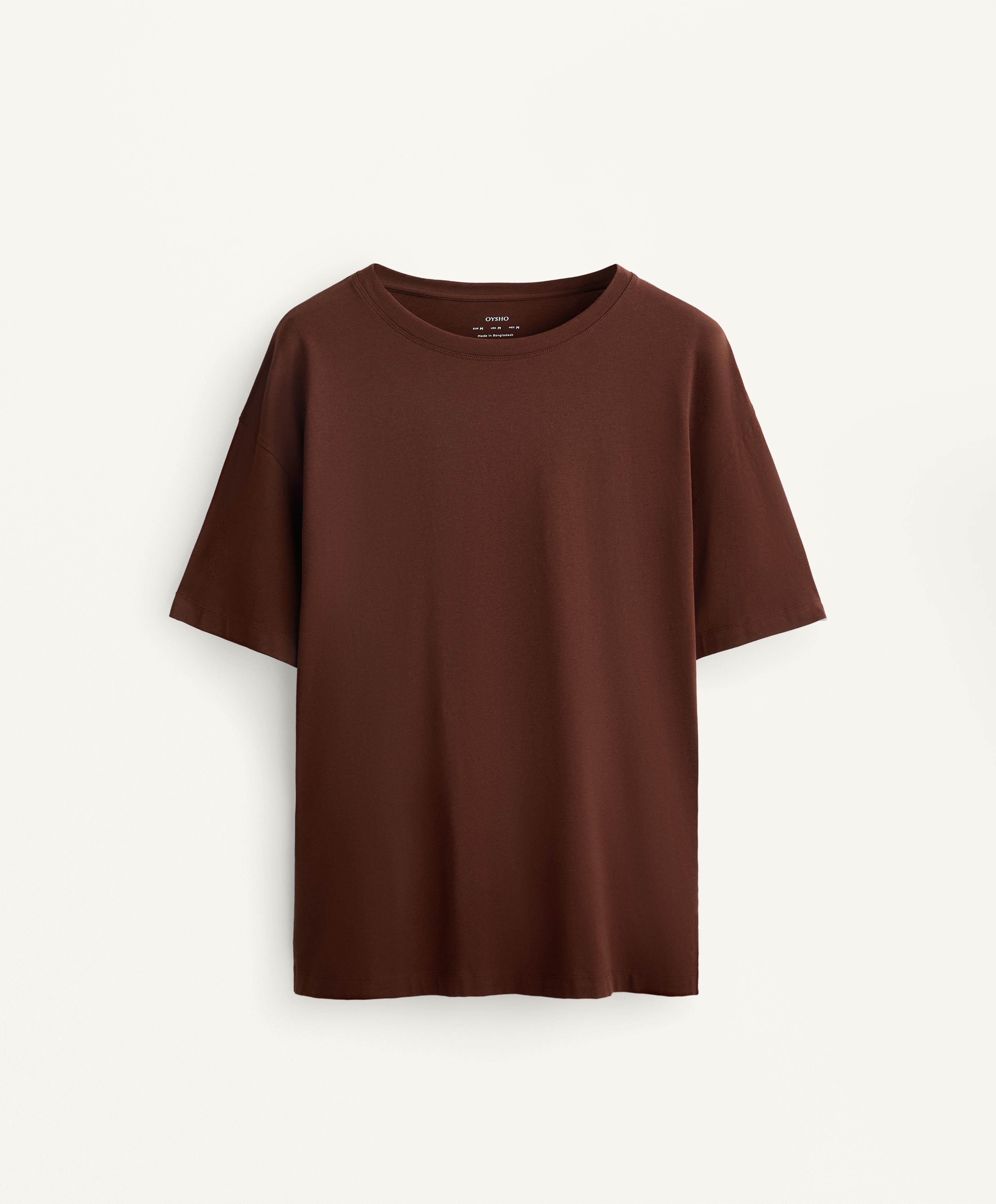T-shirt à manches courtes en coton mélangé