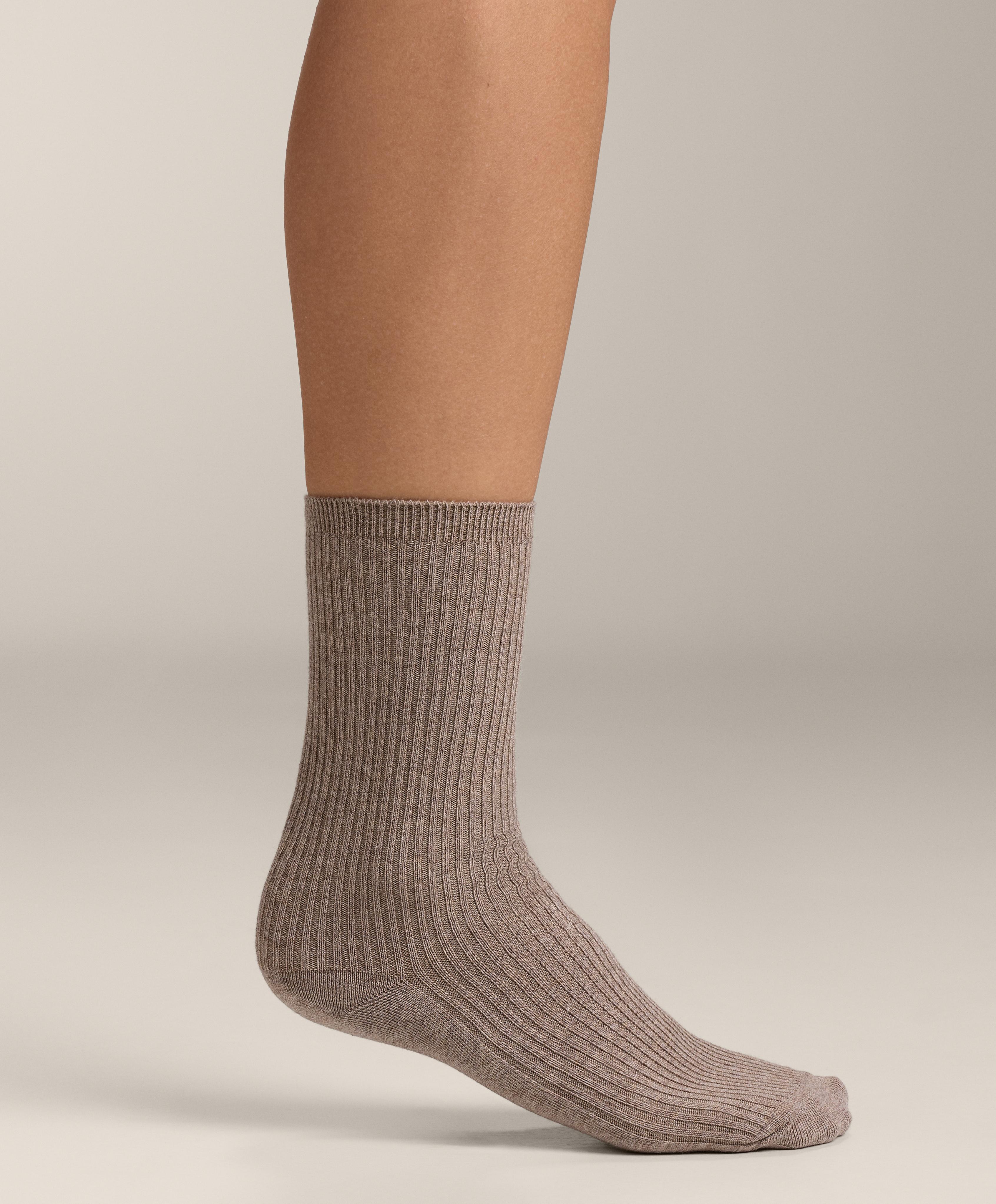 5 pairs of cotton blend classic socks — BRIGHT RED