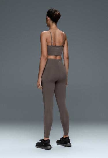 Light Touch ruched tank top — BROWN-KHAKI 6
