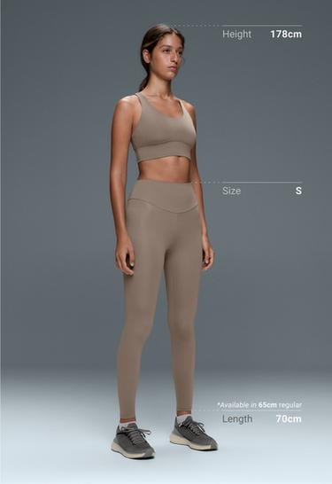 Ankle-length High rise Comfortlux leggings — DARK MINK 3