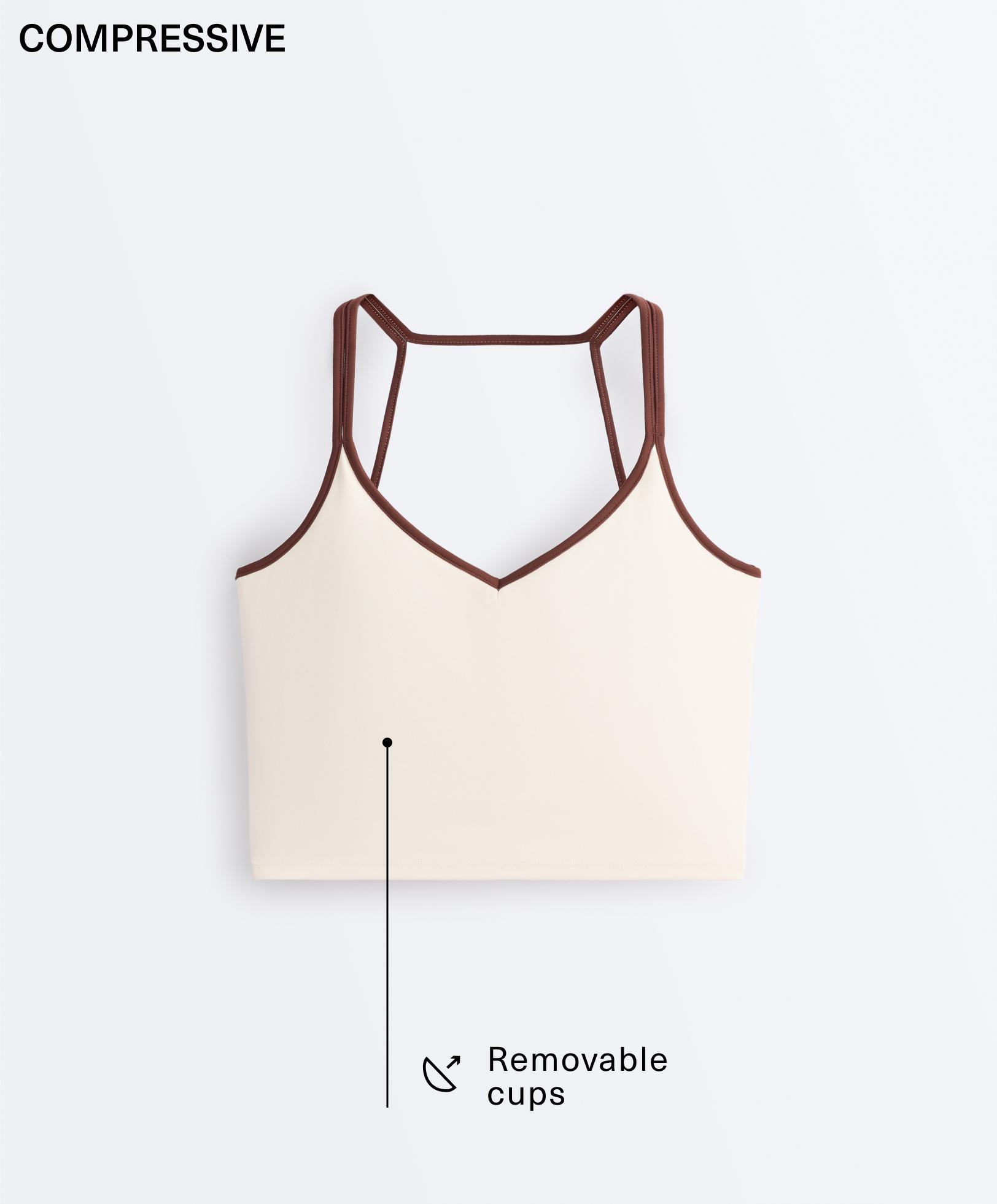 Comfortlux contrast strap tank top Comfortlux contrast strap tank top
