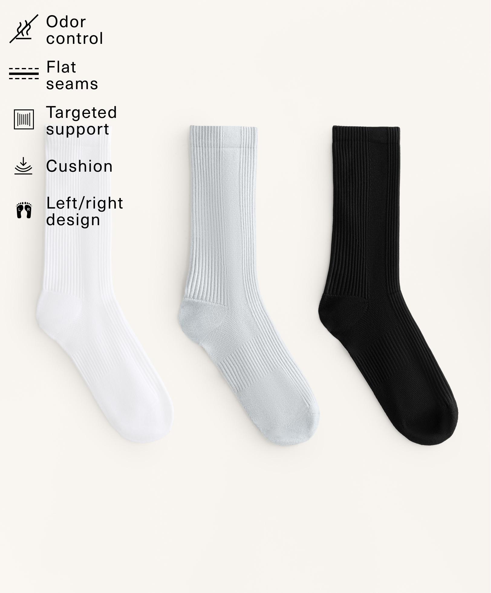 3 pairs of Classic polyamide blend sports socks 3 pairs of Classic polyamide blend sports socks