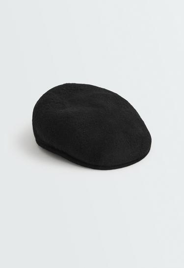 100% wool cap — BLACK 1