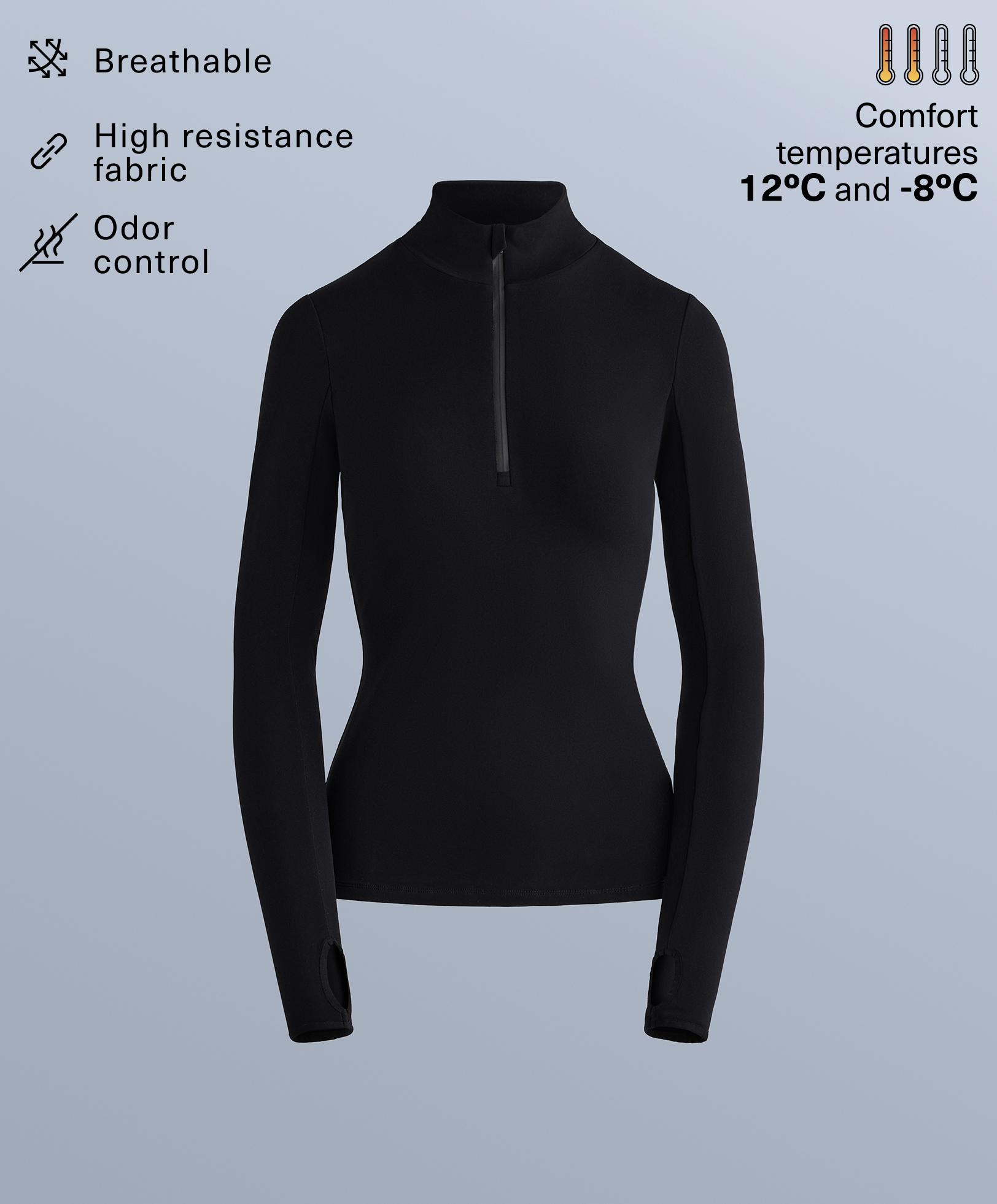 Thermal base layer half-zip top Thermal base layer half-zip top