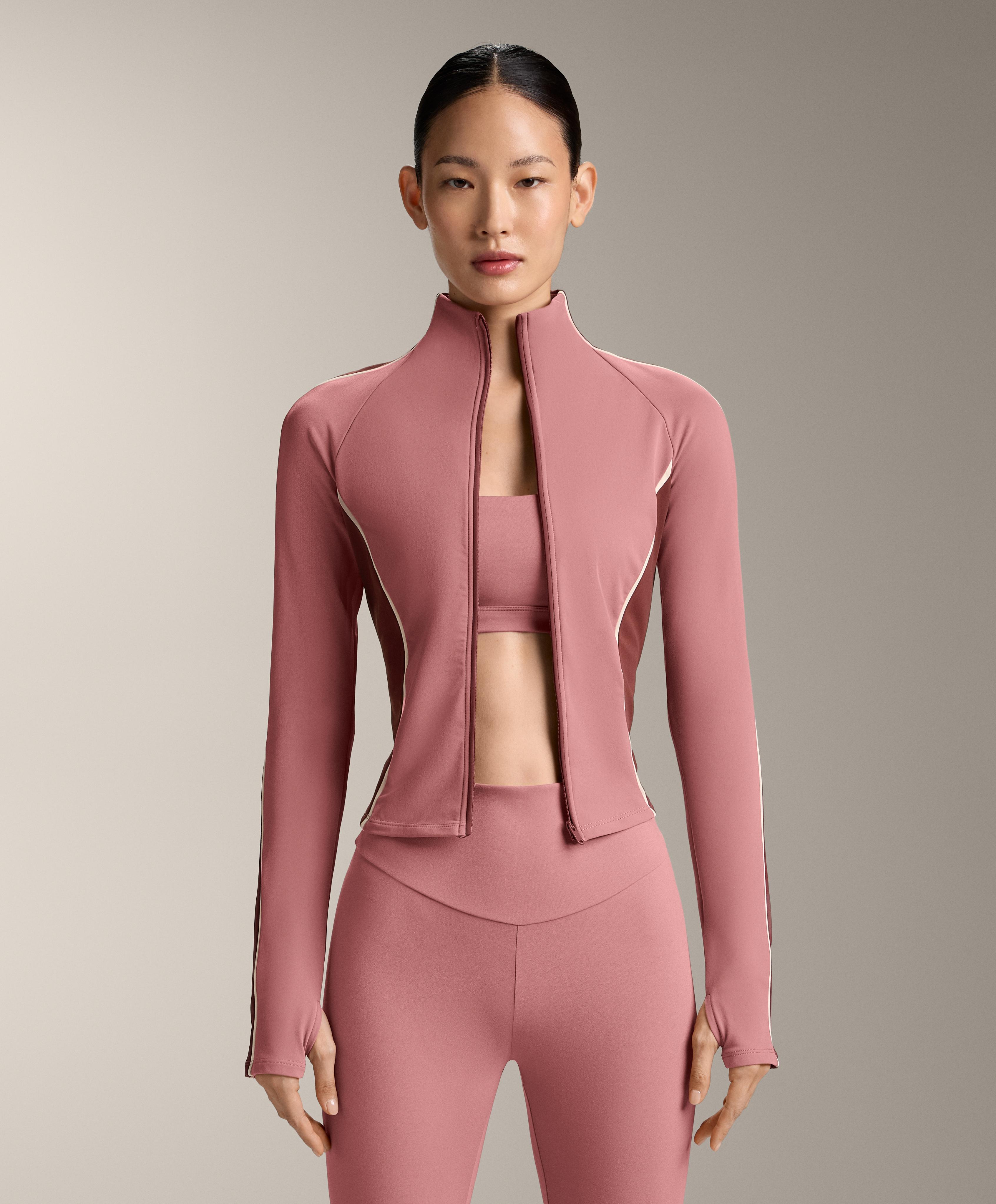Light warm technical jacket — PALE PINK