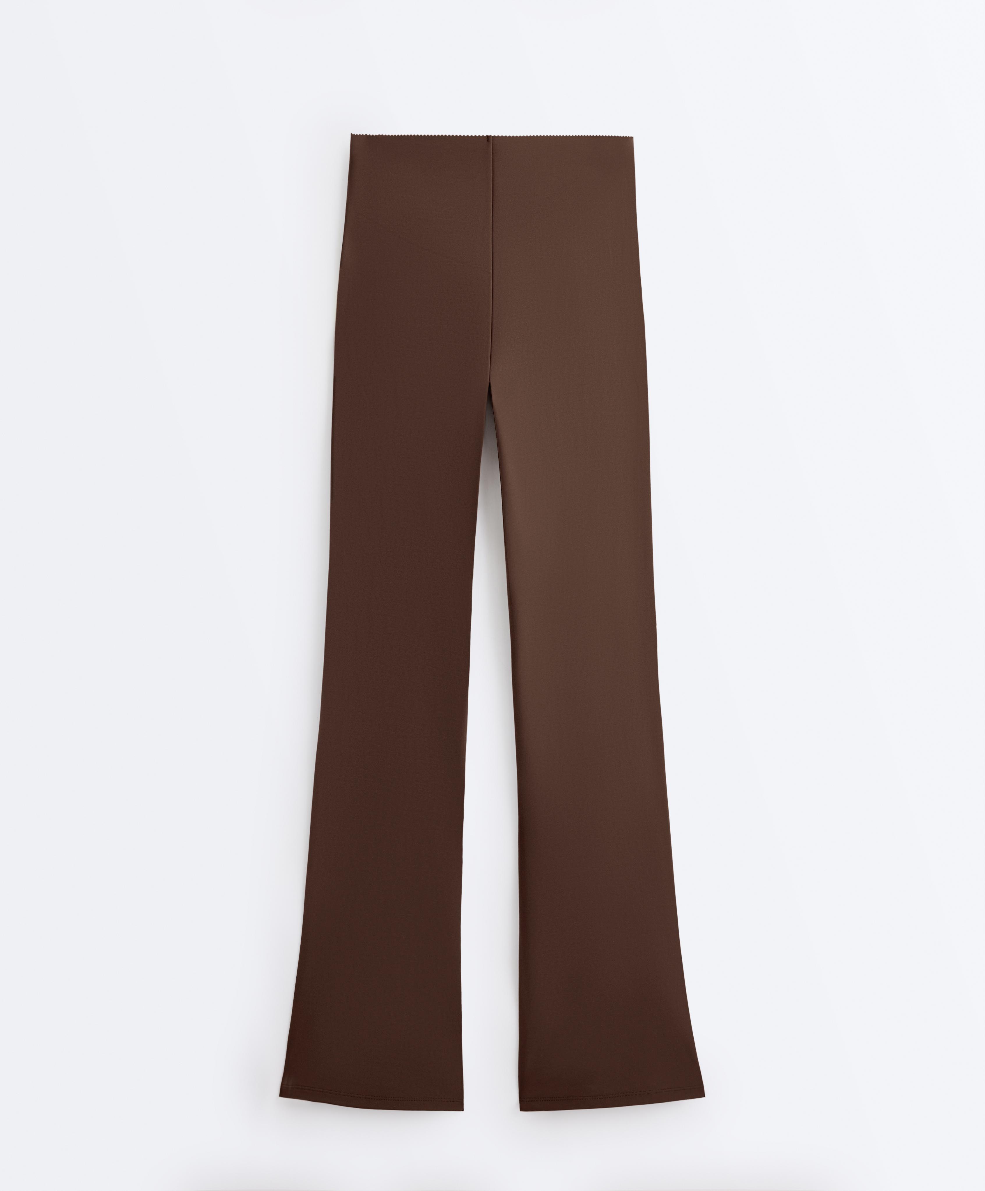 High-rise Compressive Raise Up Flare Trousers - Sale