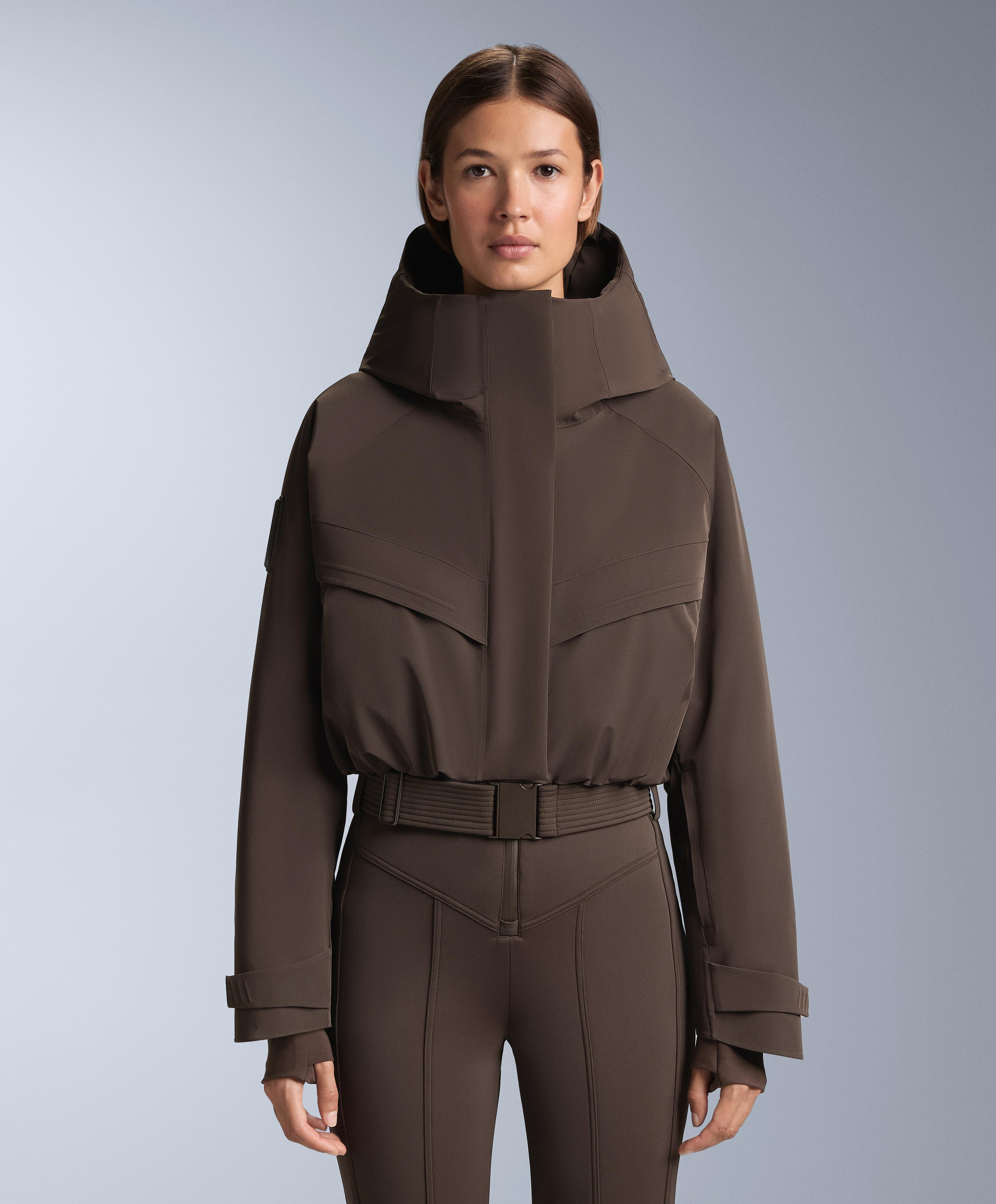 Primaloft® SKI water-resistant performance jumpsuit — DARK BROWN