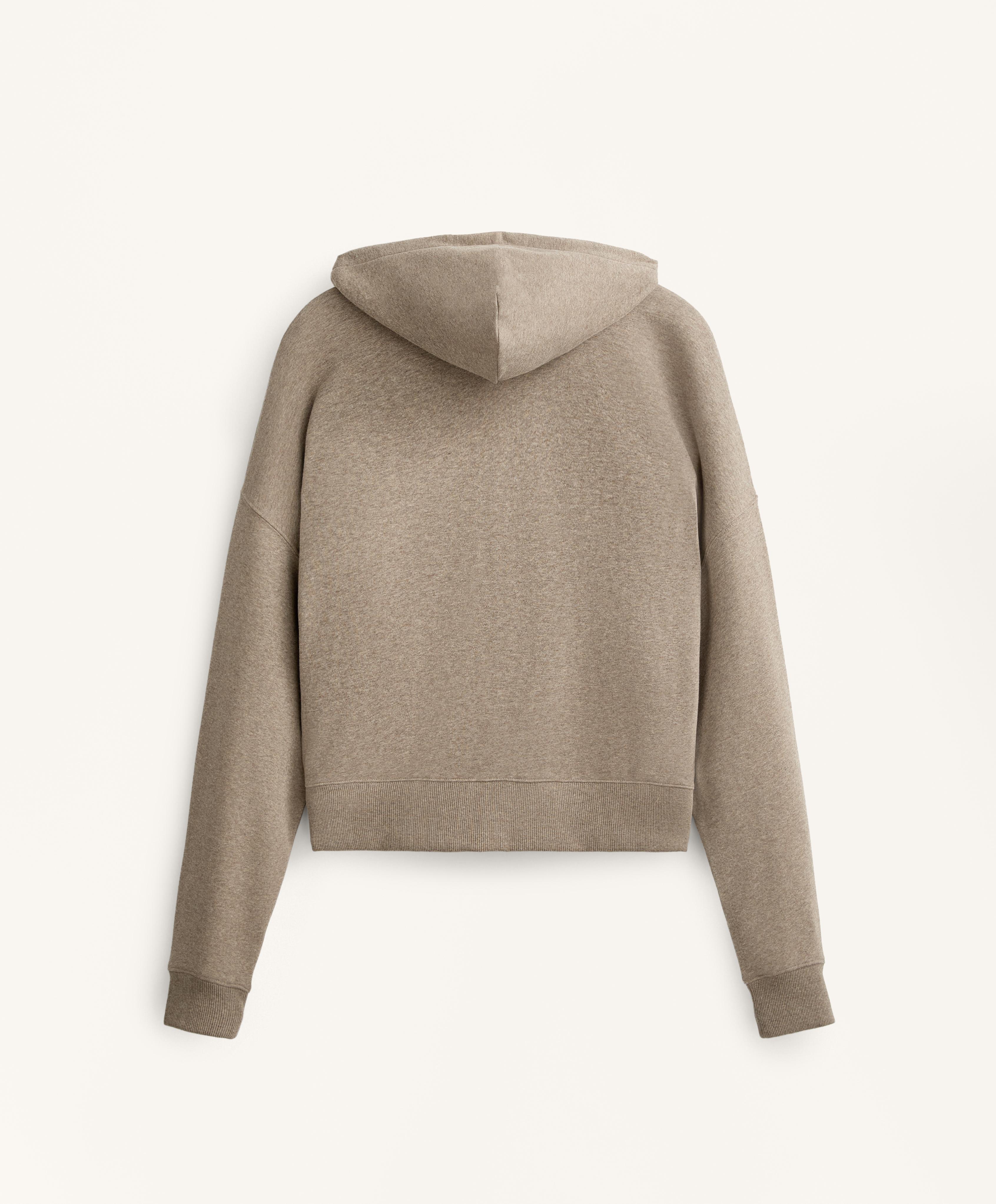 Wide sleeve hooded jacket with cotton | OYSHO United States