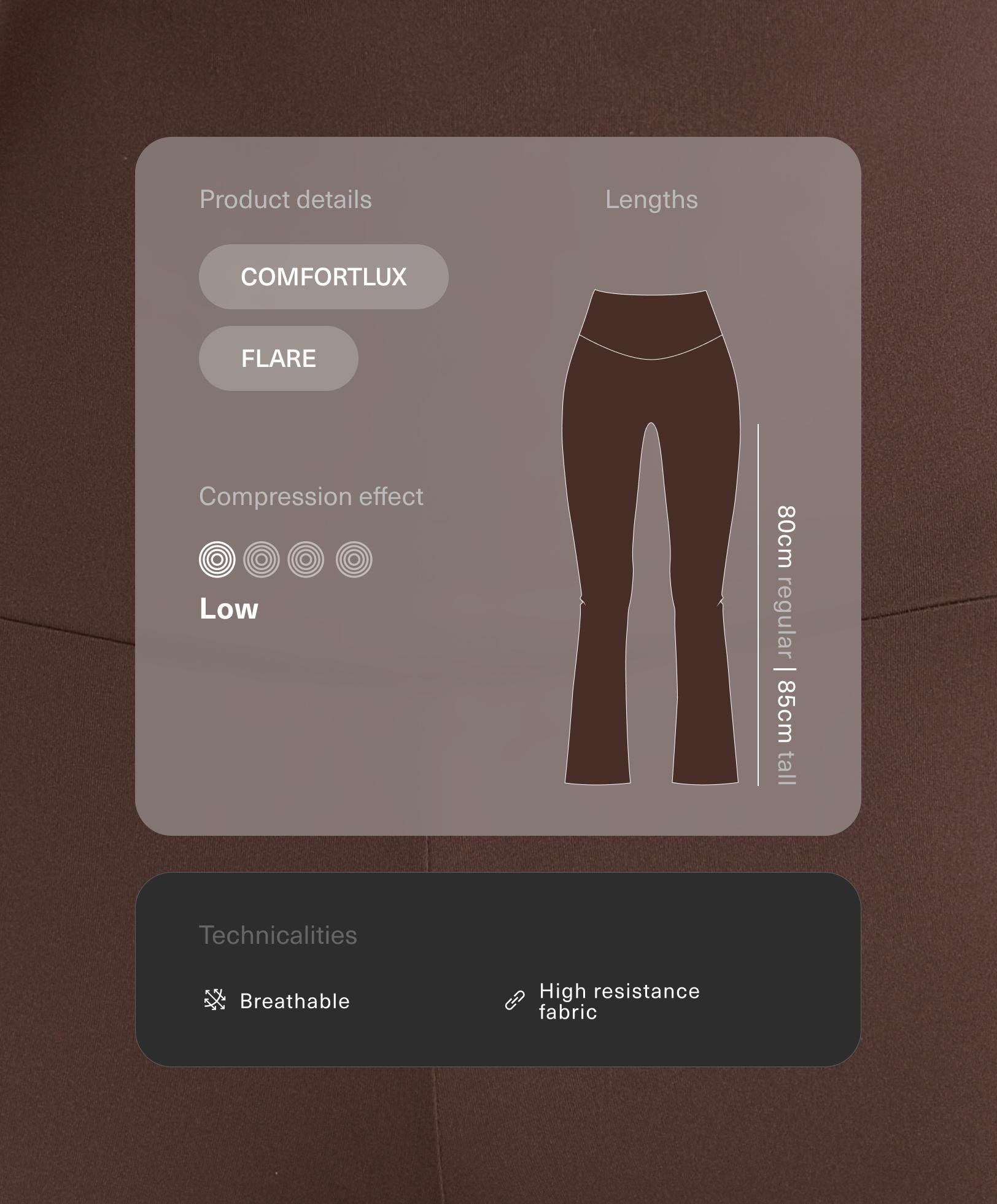 Comfortlux high rise Flare pantolon