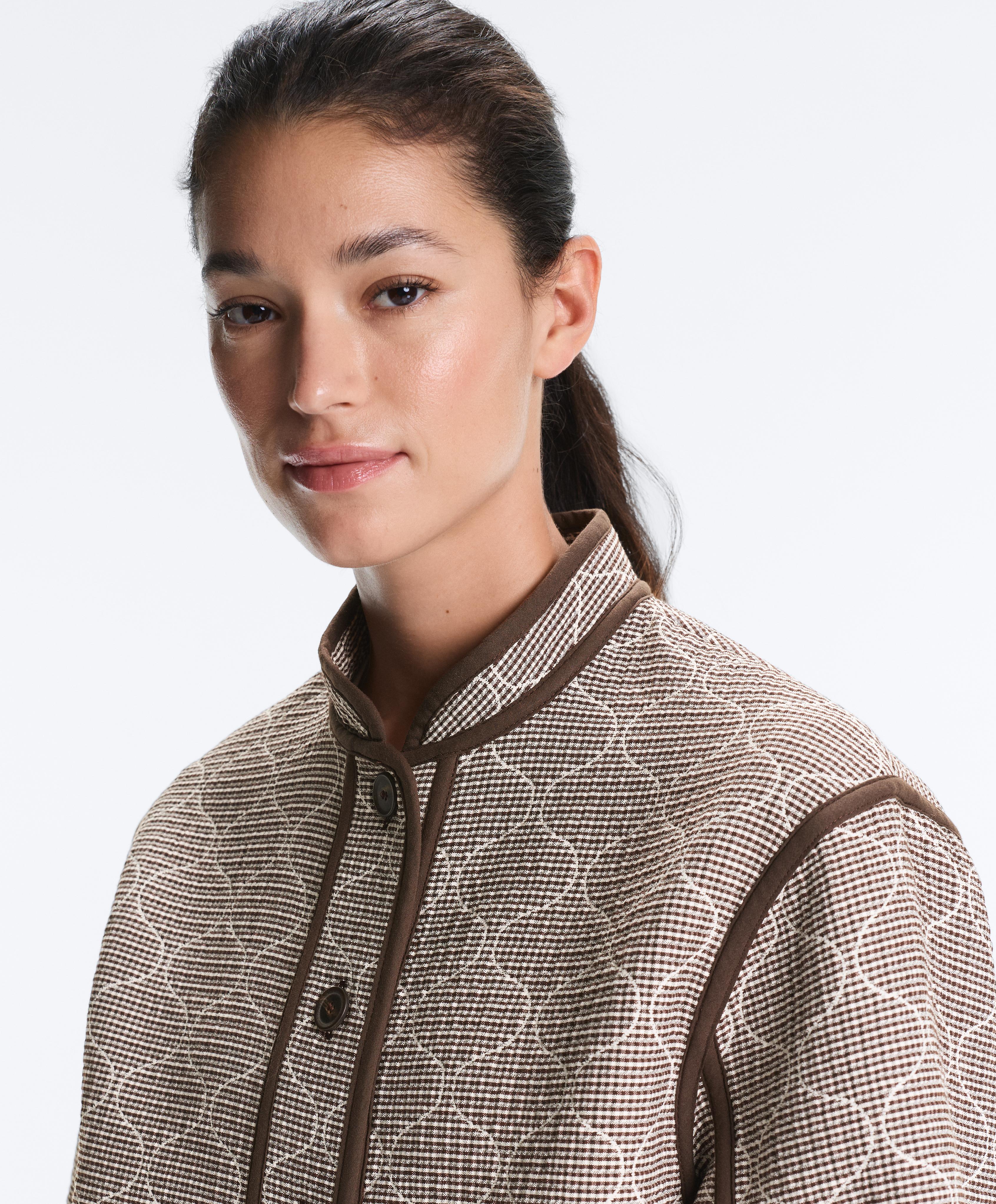 Kontrast hakim yaka ceket