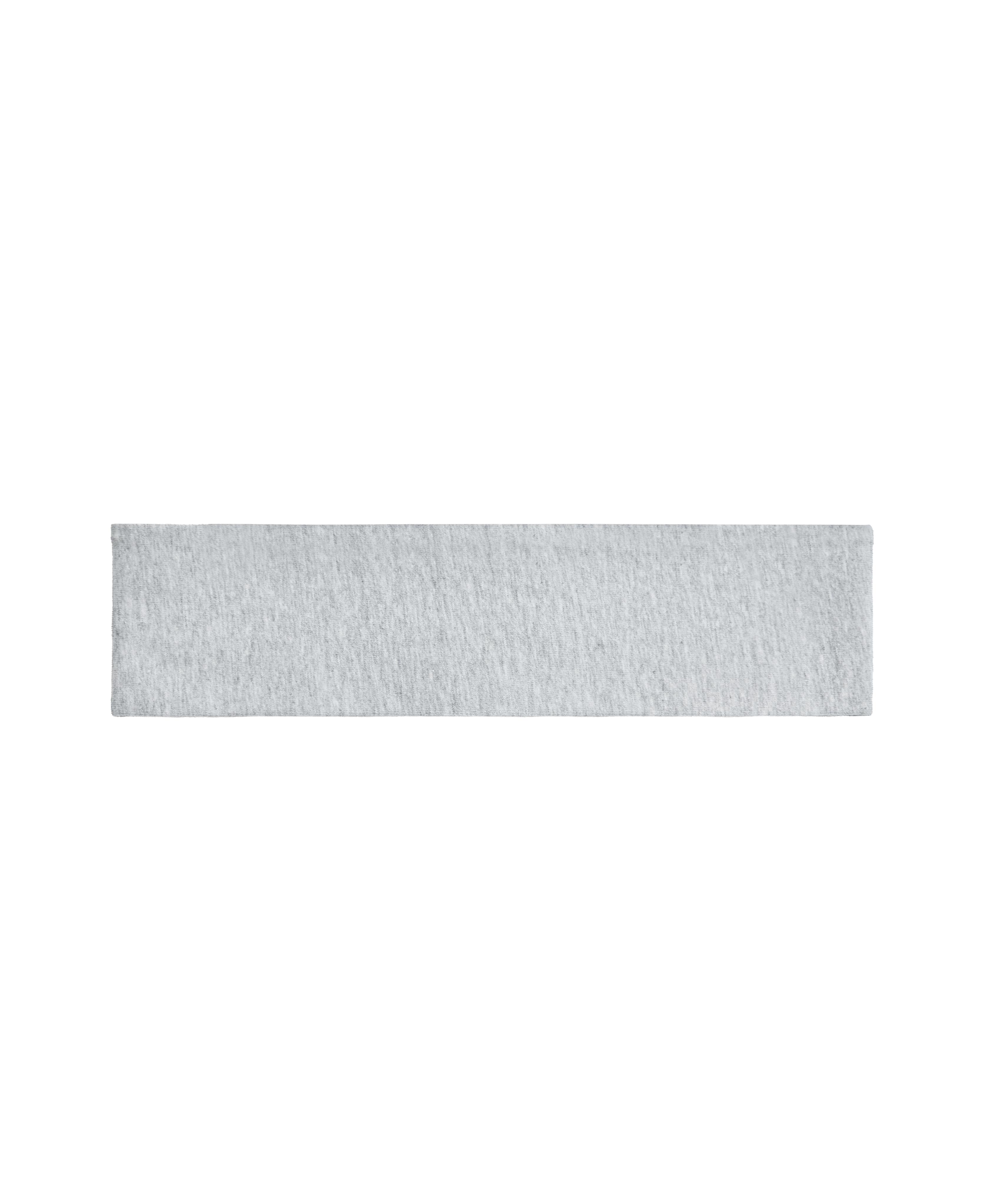 Cotton blend melange headband — PALE GREY MELANGE