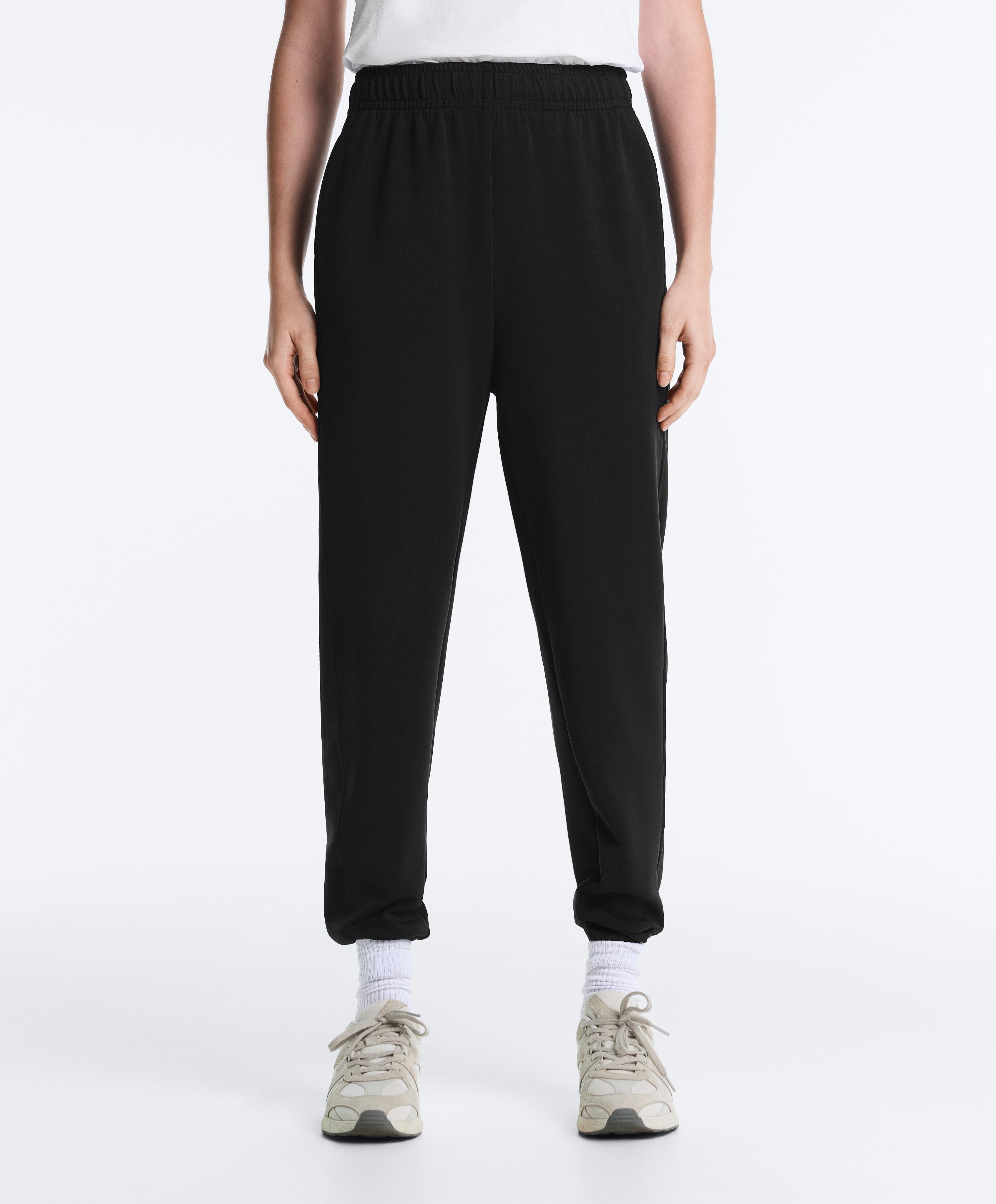 Joggers with modal — BLACK
