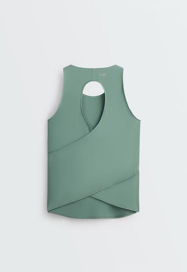 Comfortlux cross-back T-shirt — GREEN 11
