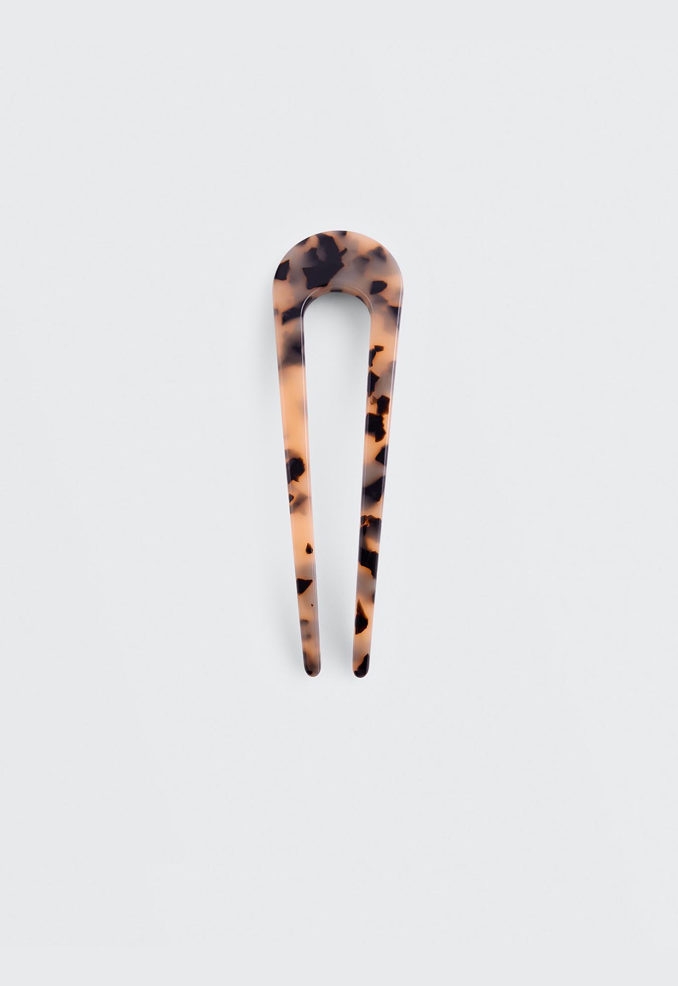 12cm hair slide — BLACK