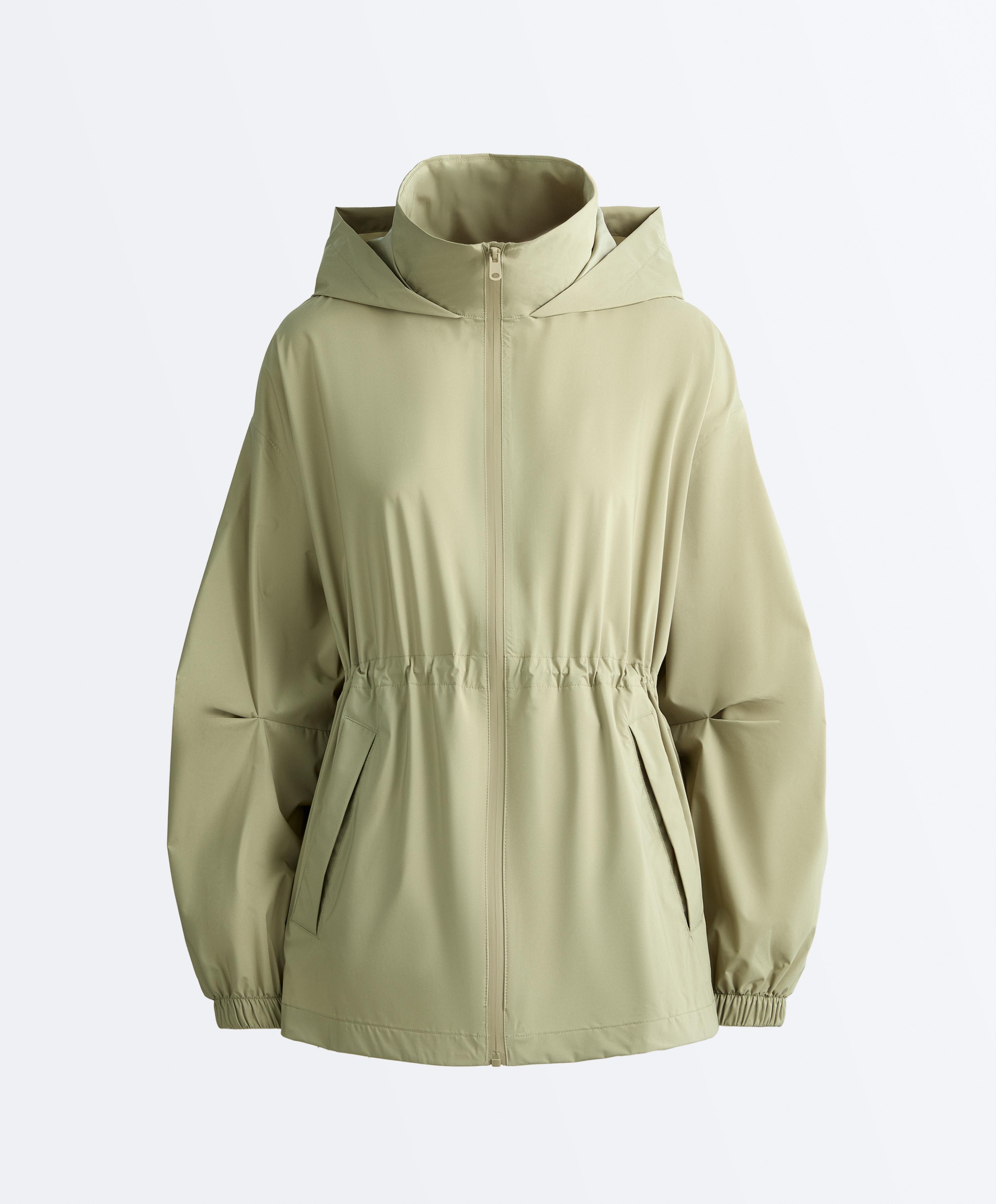 Super extra lightweight 10k packable waterproof jacket — WASHED APPLE GREEN