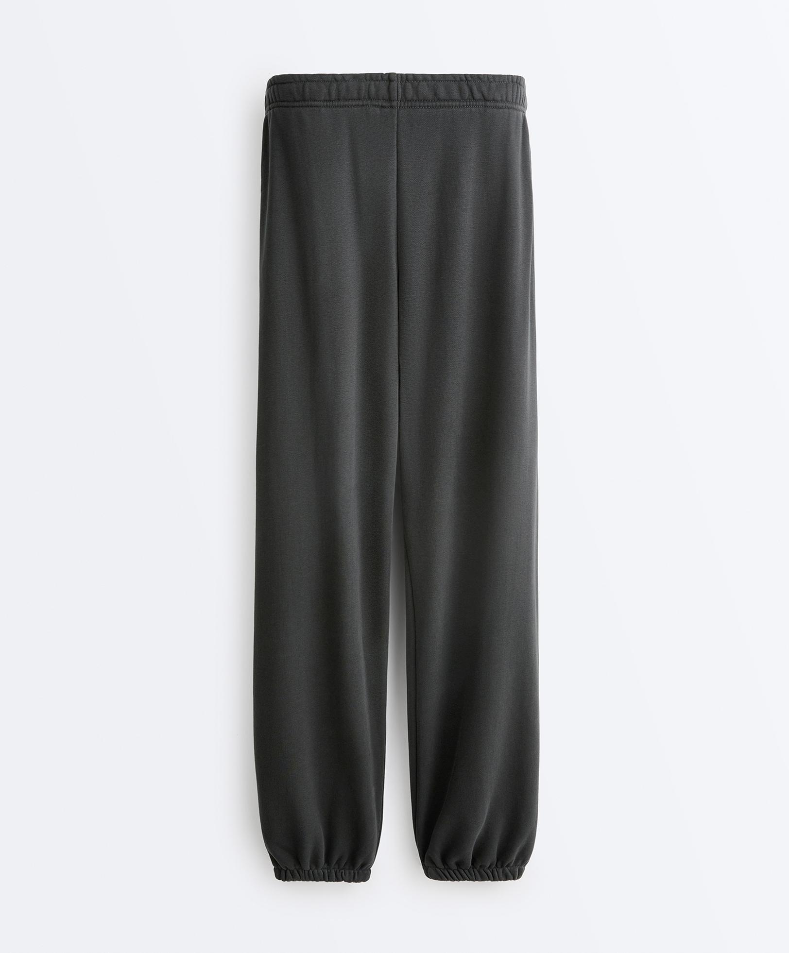 Cotton blend joggers — DARK ANTHRACITE