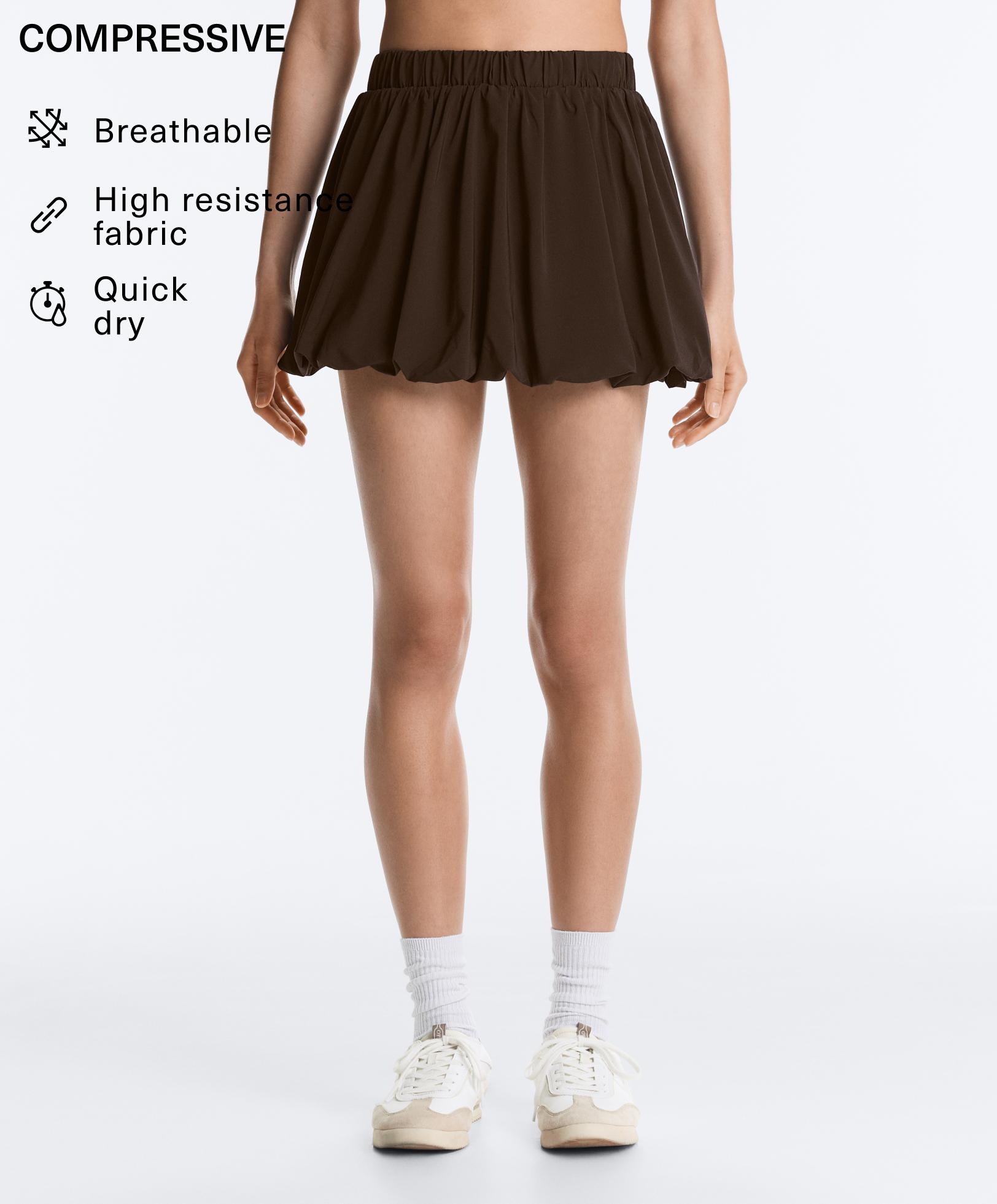 High rise Compressive balloon skirt