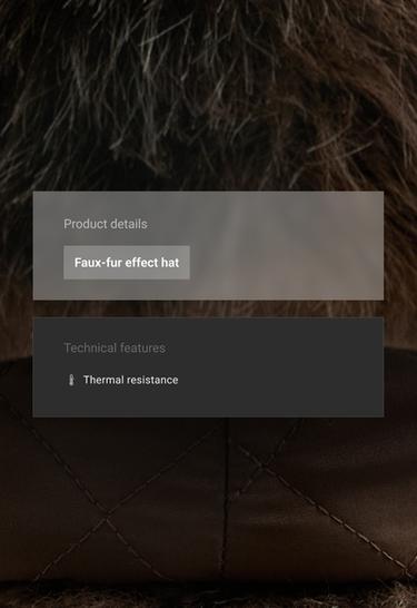 Faux-fur effect hat — TAUPE 2