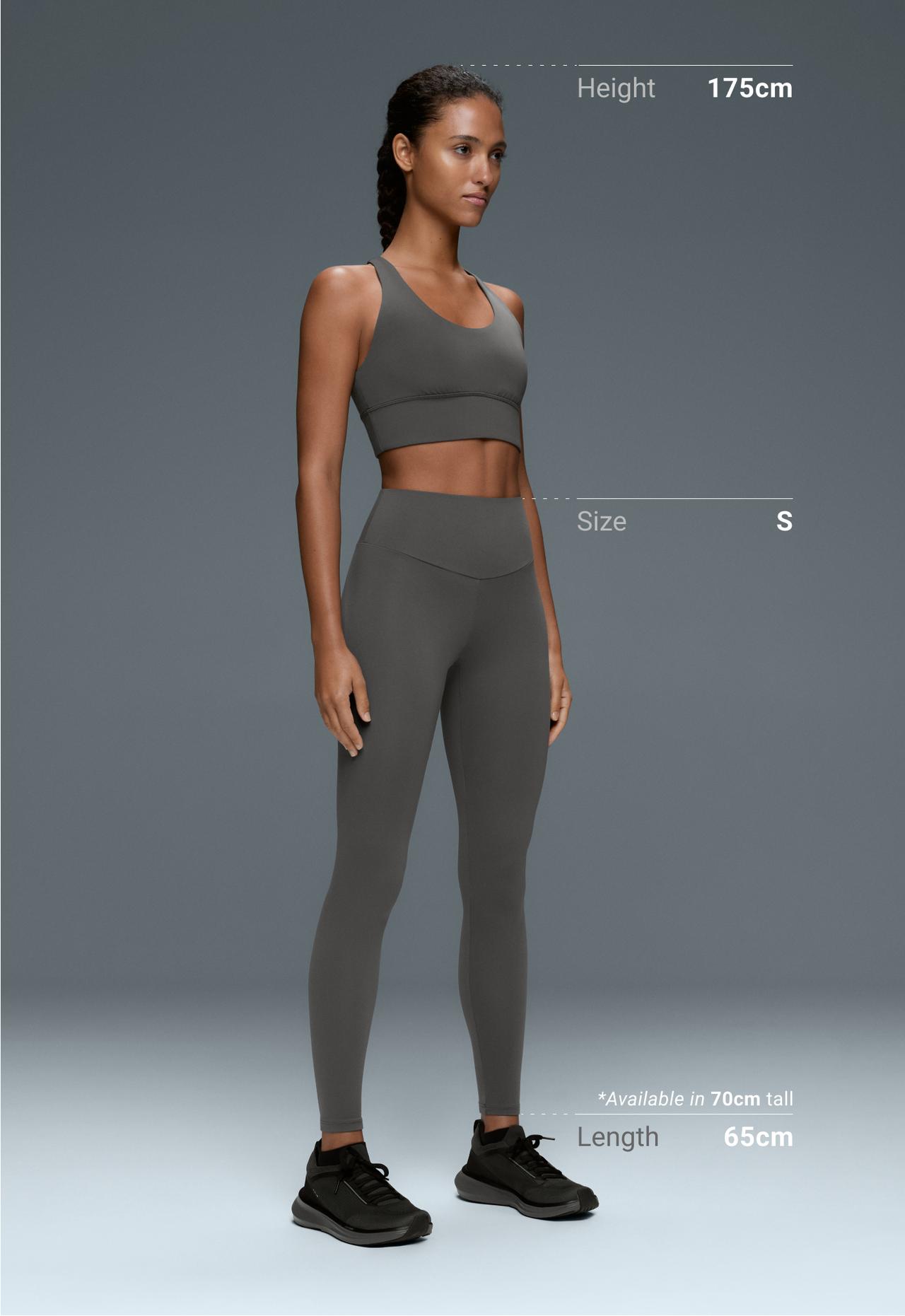 Ankle-length High rise Comfortlux leggings — ASPHALT GREY