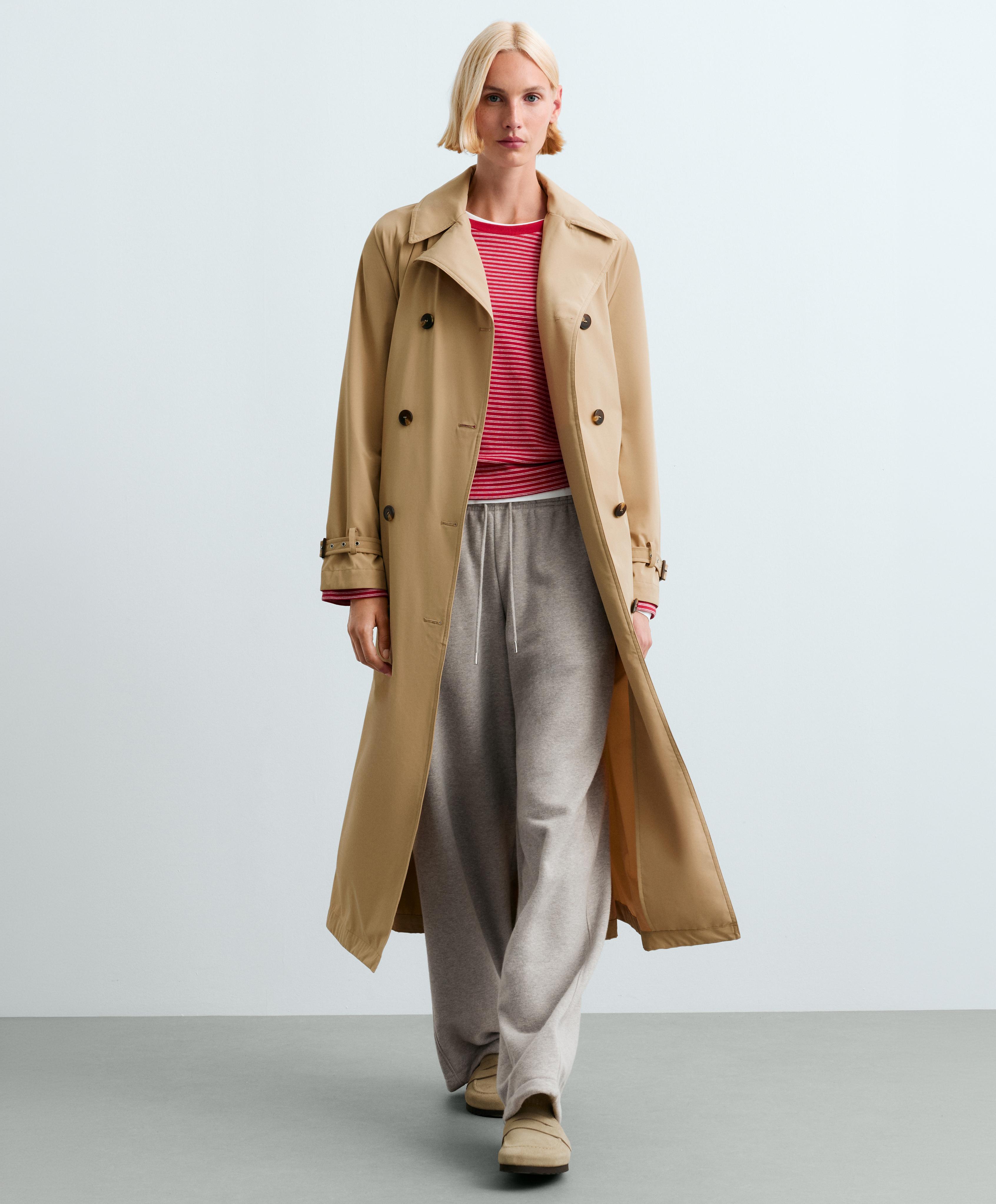 Extra lightweight 10k waterproof long jacket — CAMEL