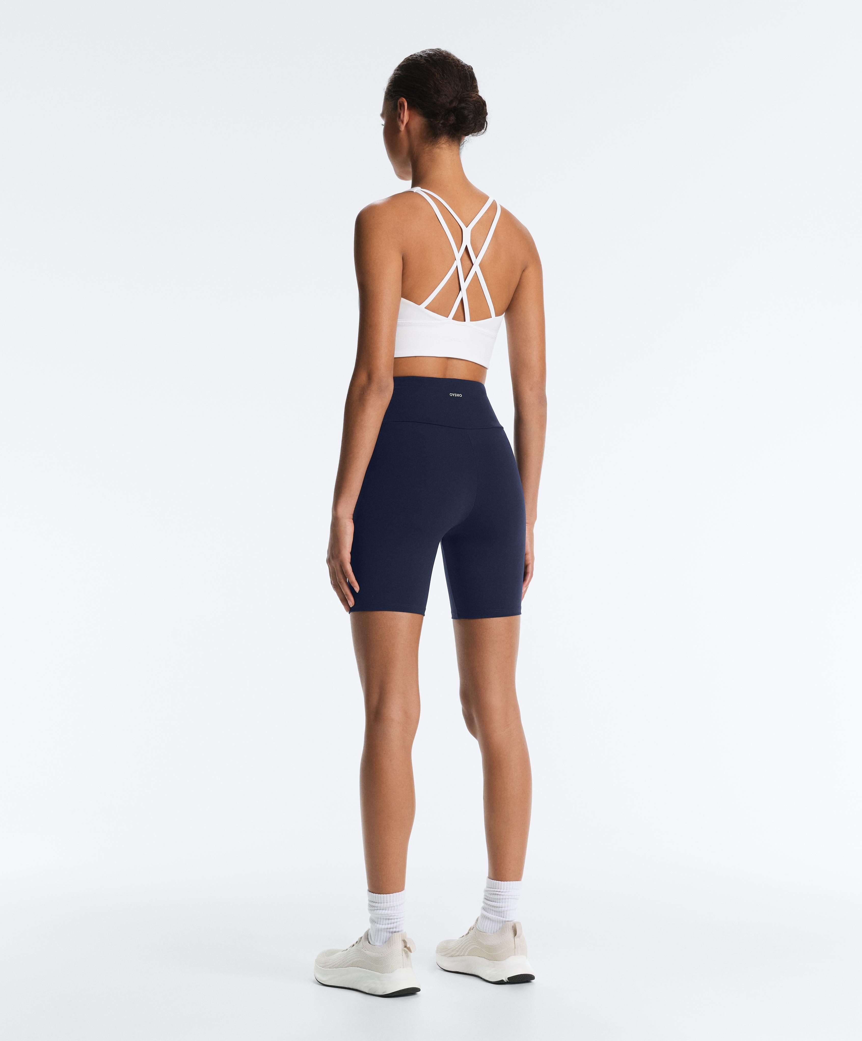 Medium-support Comfortlux sports bra with cups — WHITE 