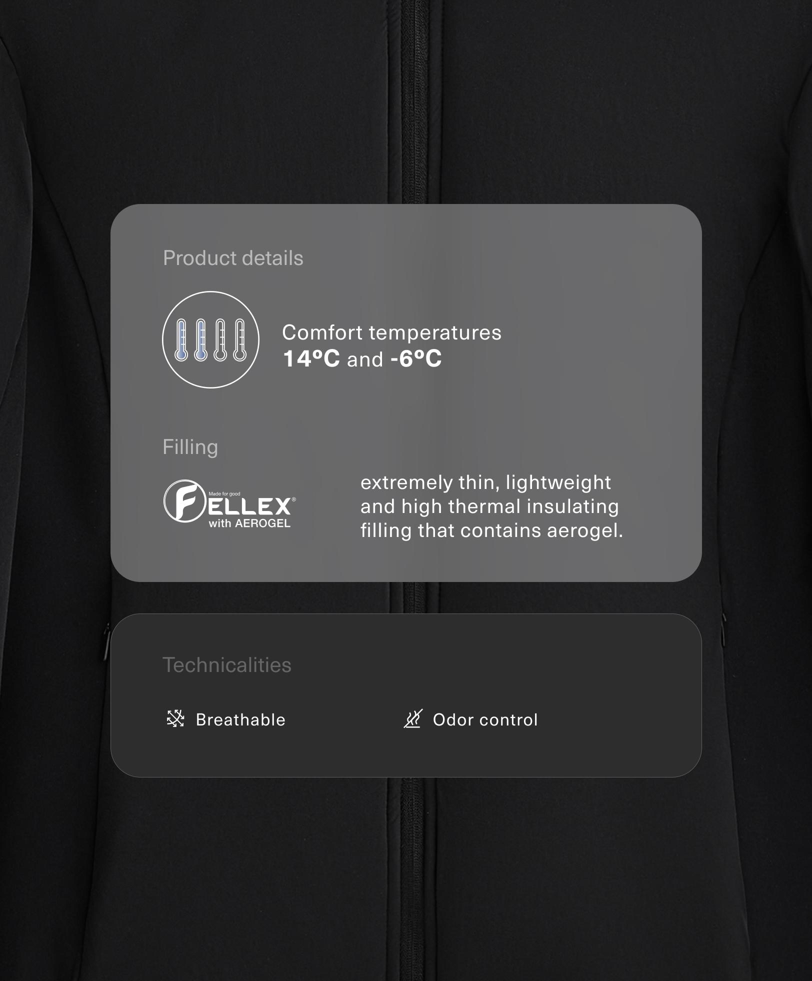 FELLEX® Volcanic technical padded jacket FELLEX® Volcanic technical padded jacket