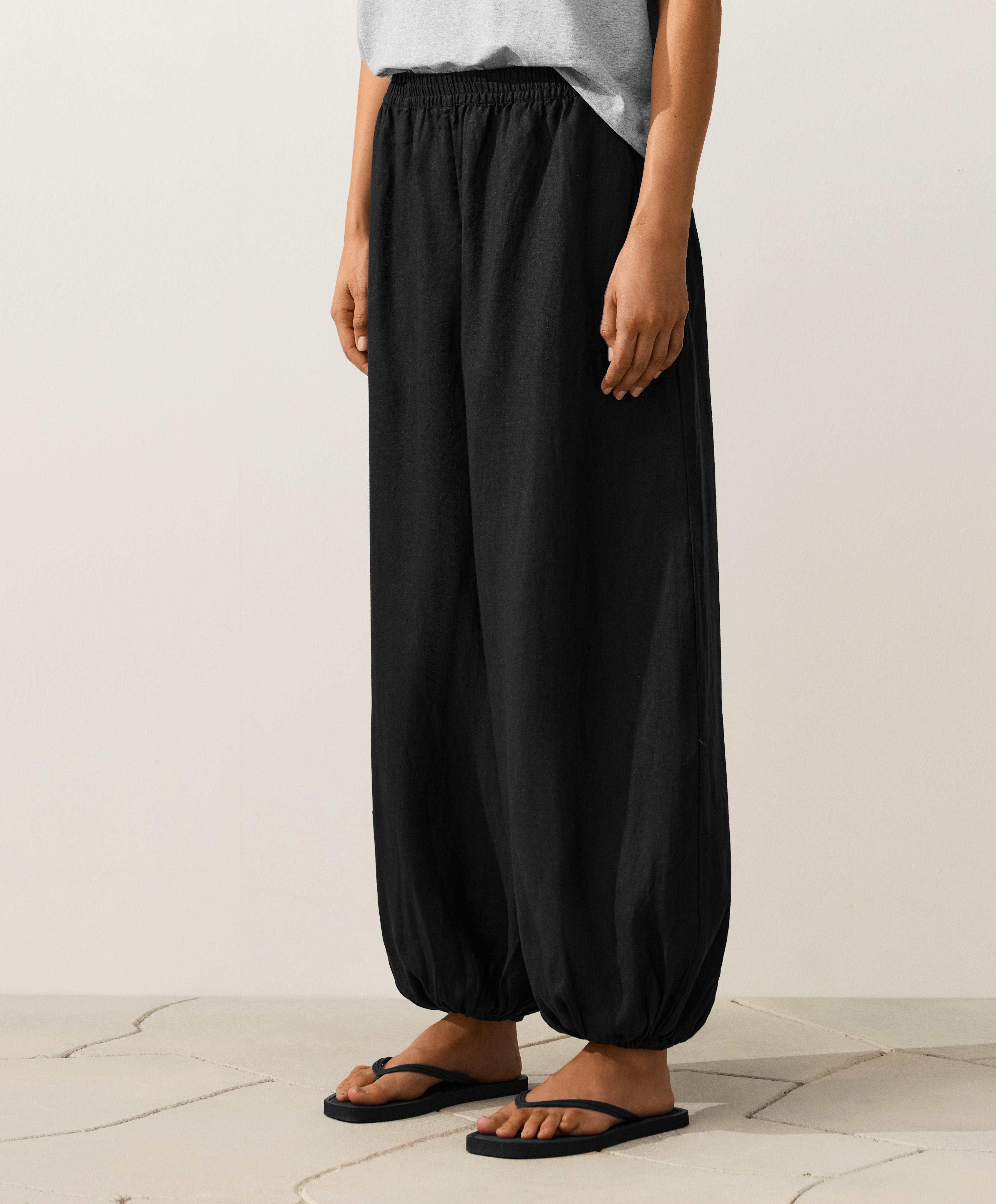 100% linen bloomer trousers 100% linen bloomer trousers