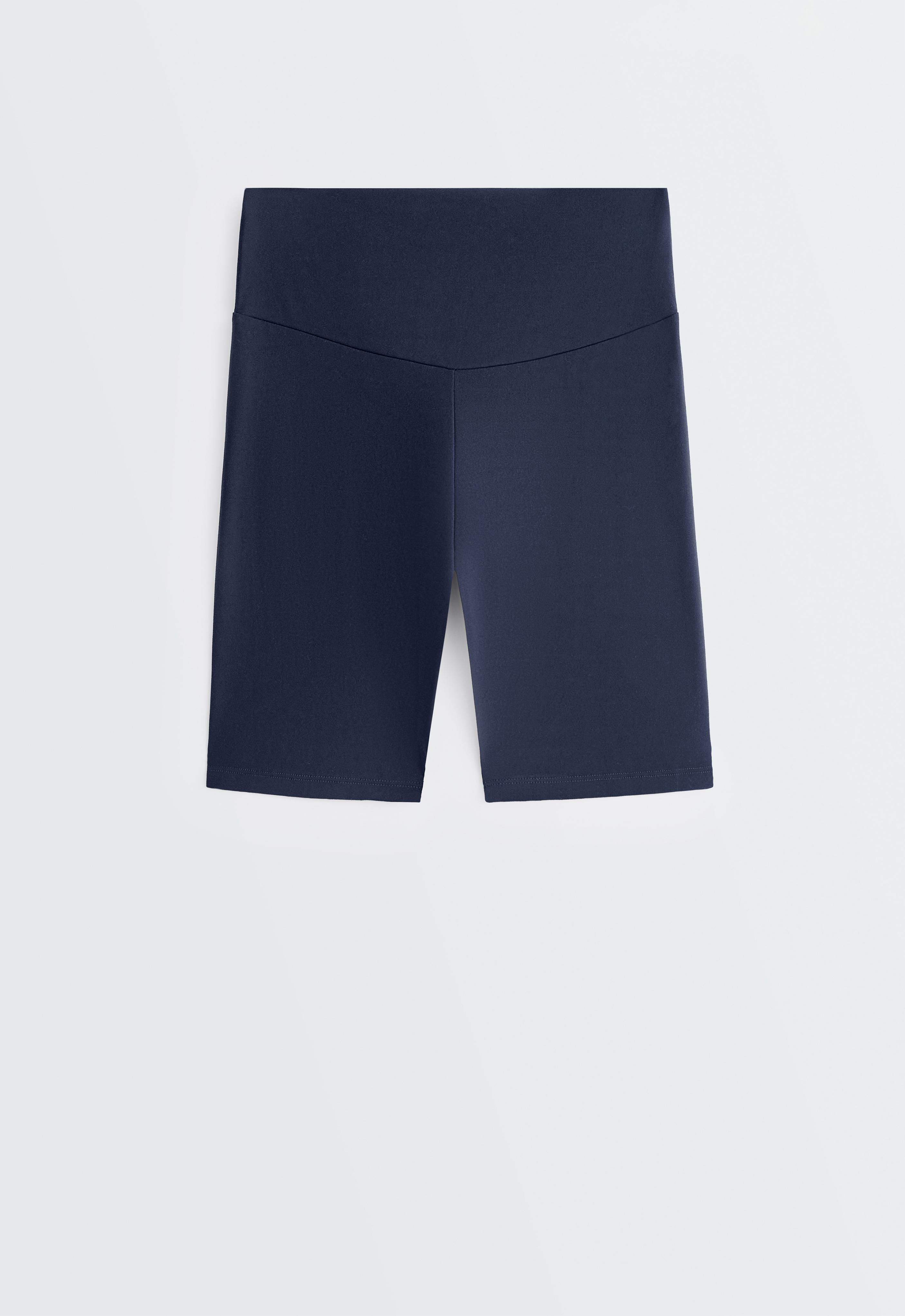 Comfortlux high-rise 20cm biker leggings — NAVY BLUE
