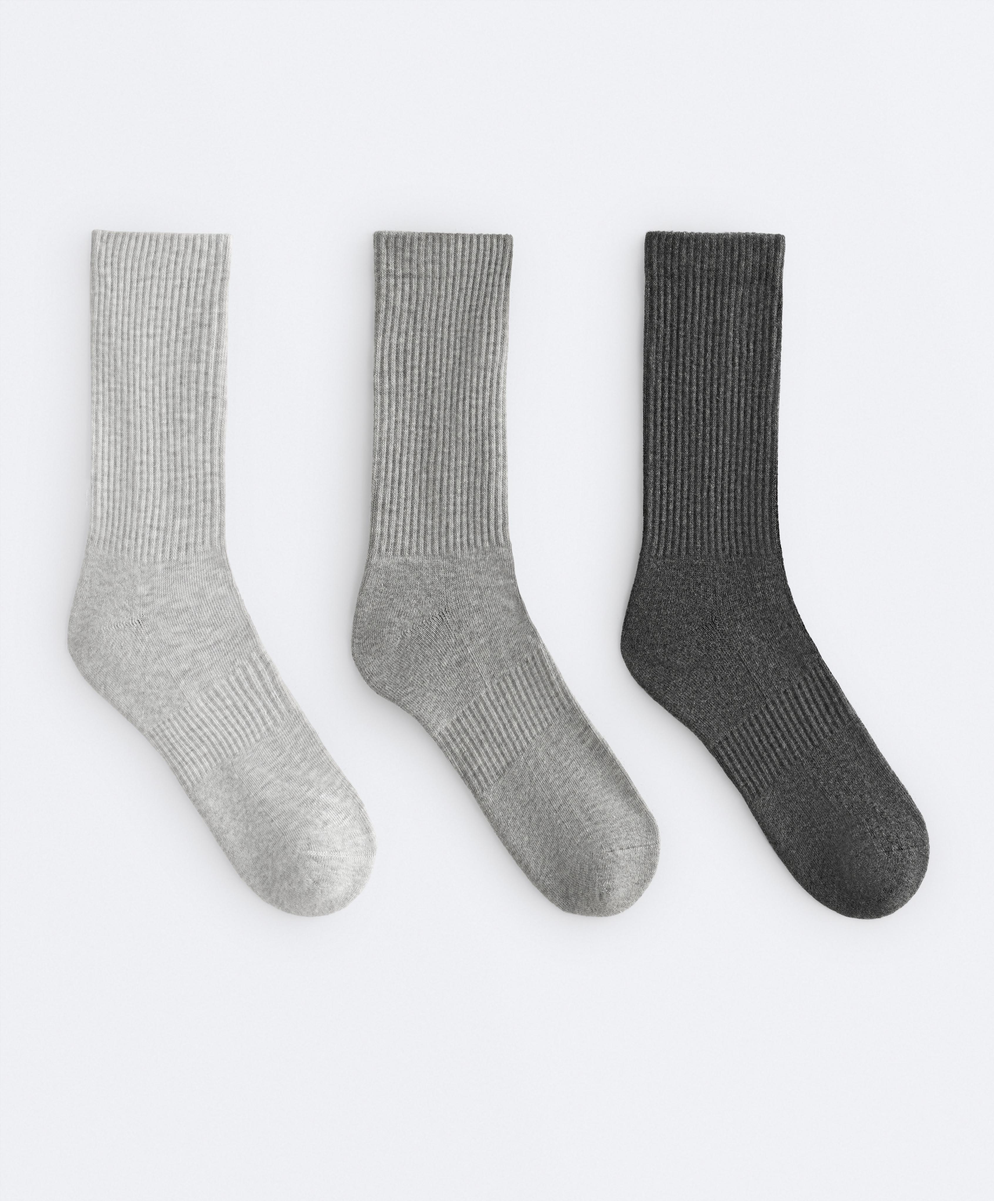 3 pares de calcetines classic mezcla algodón deportivos 3 pares de calcetines classic mezcla algodón deportivos