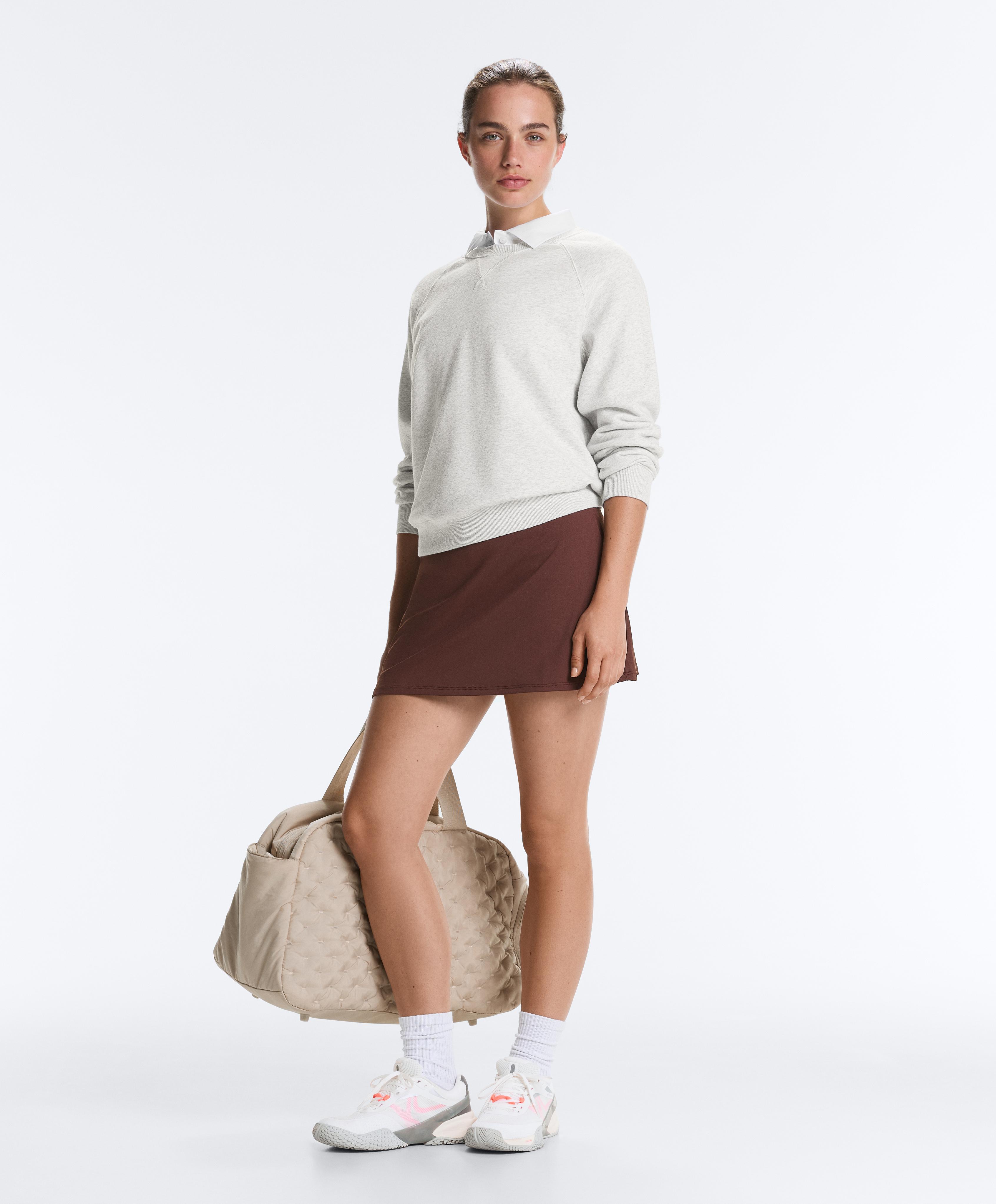 High-rise Comfortlux mini skirt — CHOCOLATE