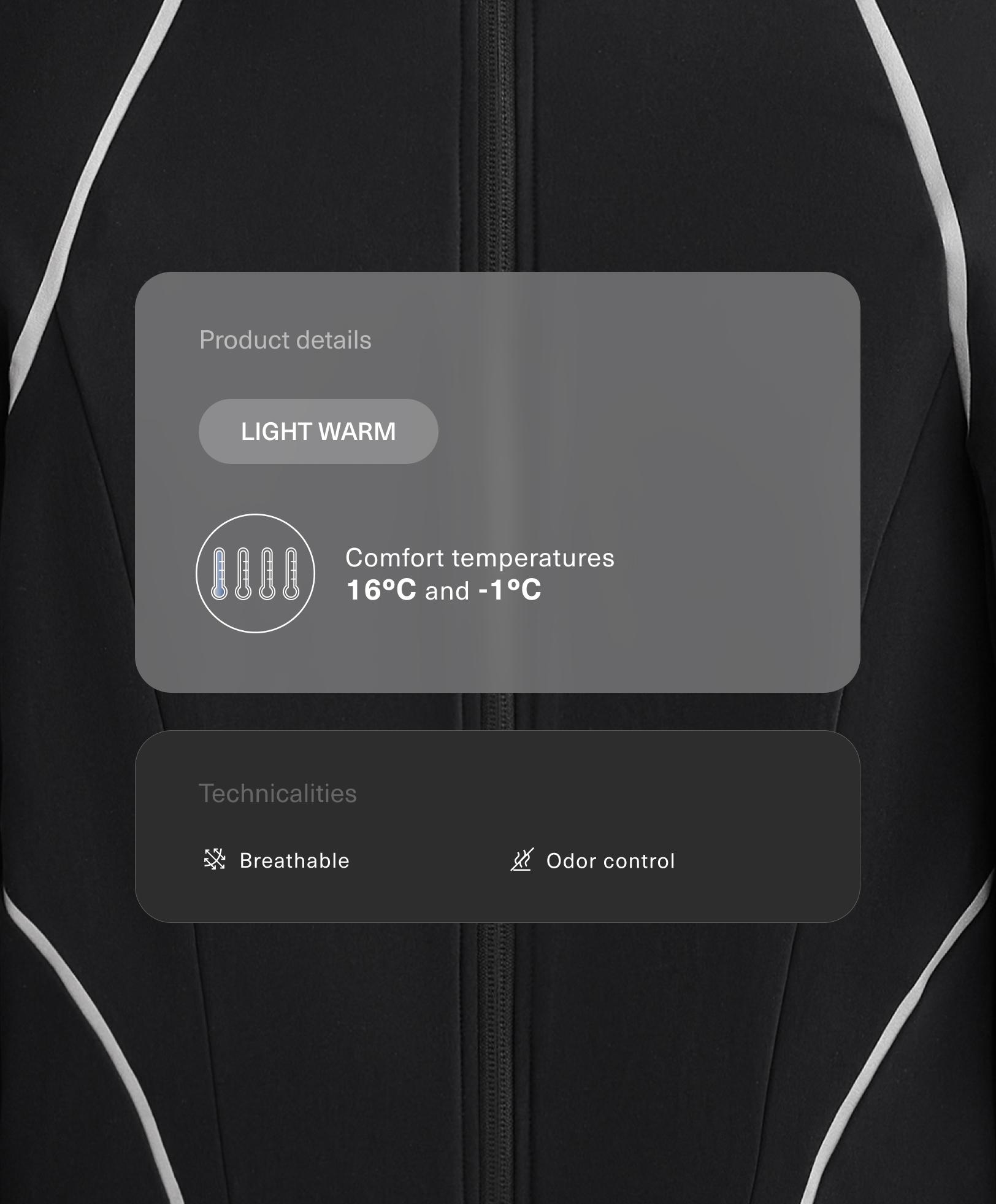 Chaqueta técnica light warm reflectante - Rebajas Chaqueta técnica light warm reflectante - Rebajas