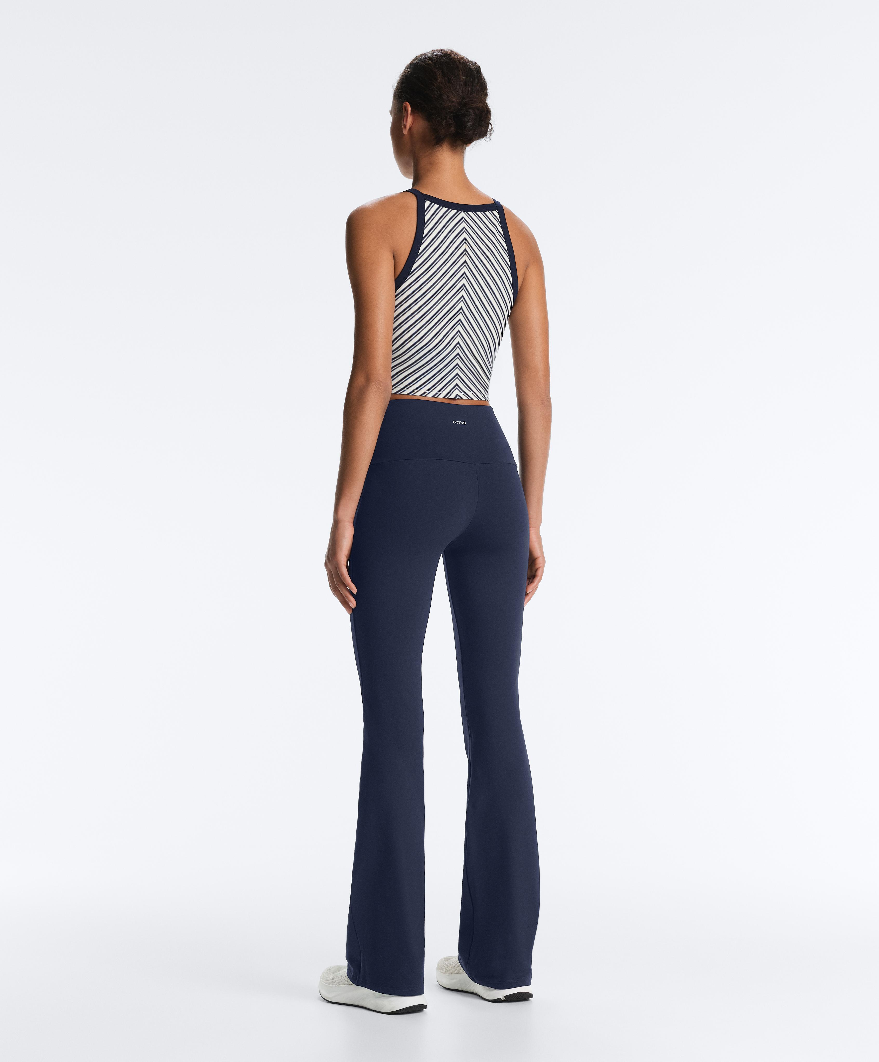 Comfortlux striped tank top — NAVY BLUE