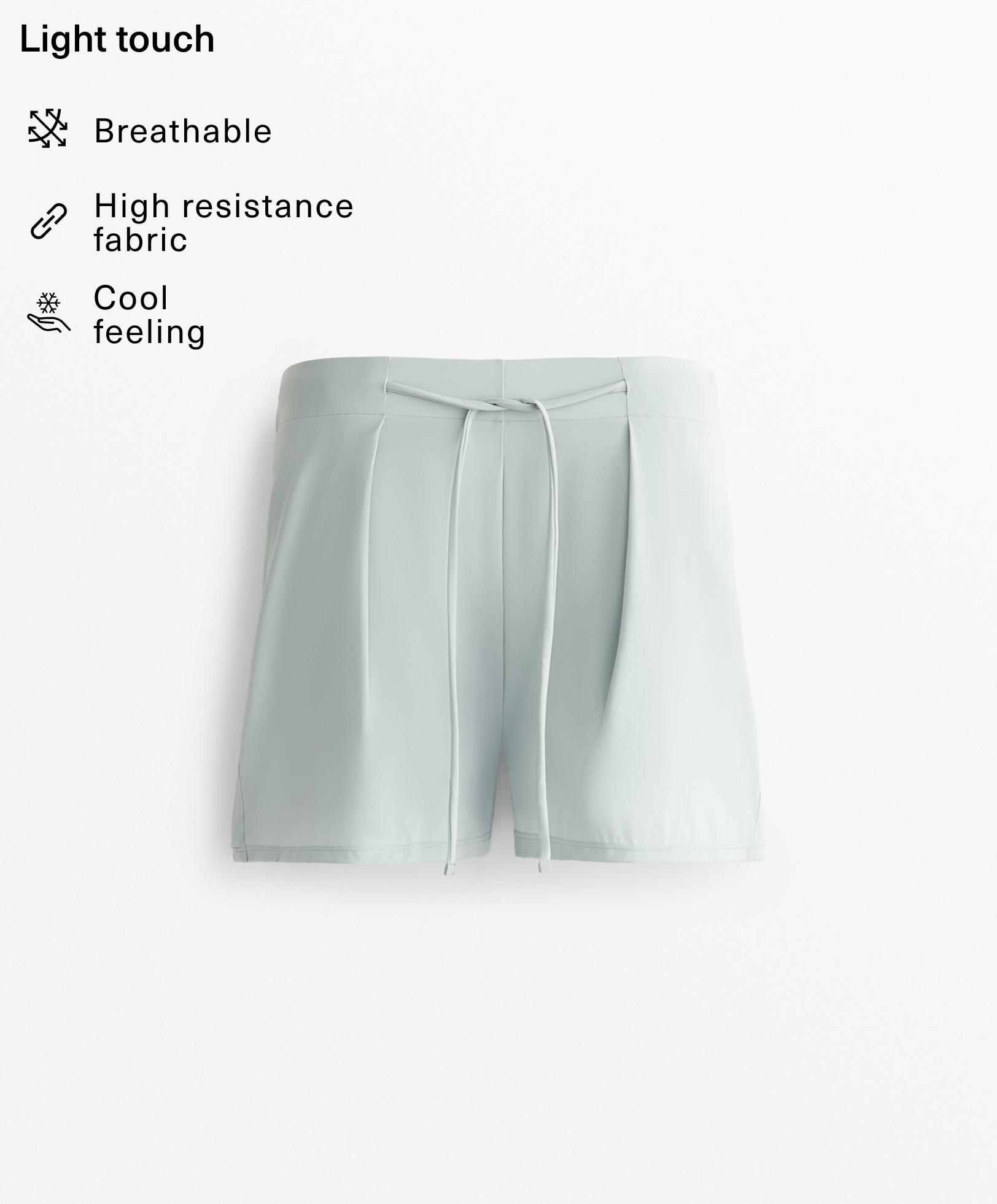 Light Touch pleated shorts