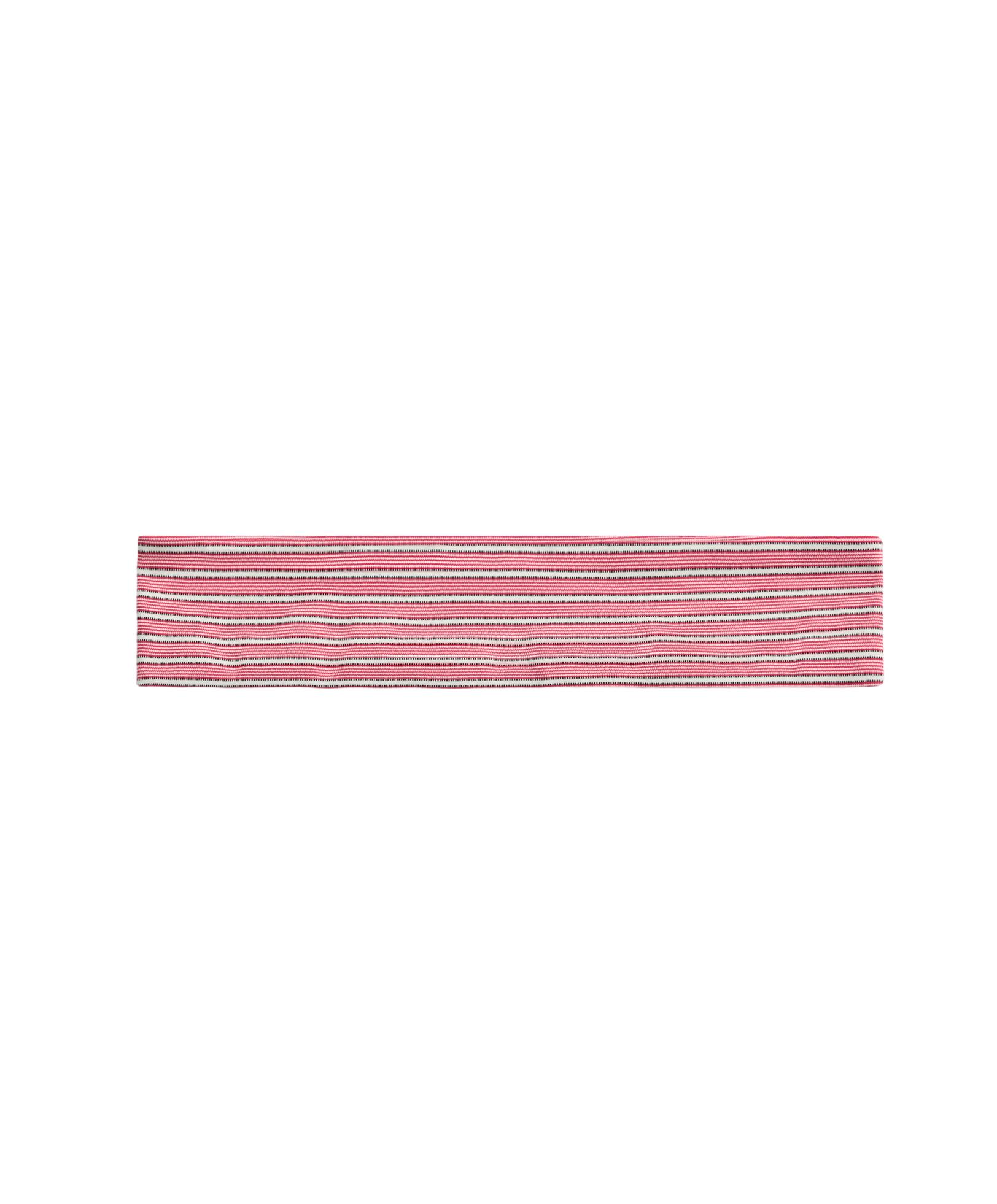 6 cm striped sports headband — RED