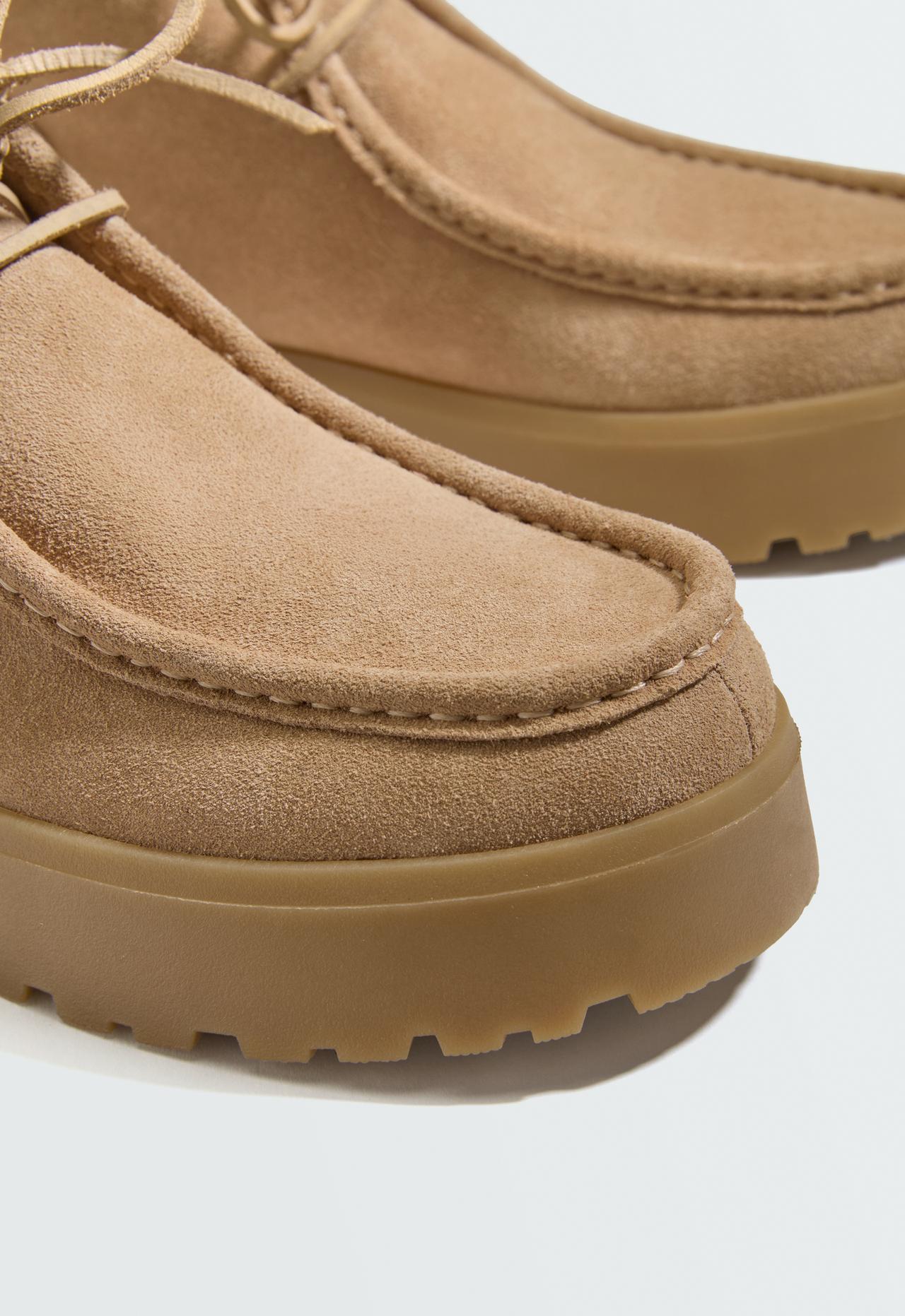 Leather lace-up ankle boots — MOLE