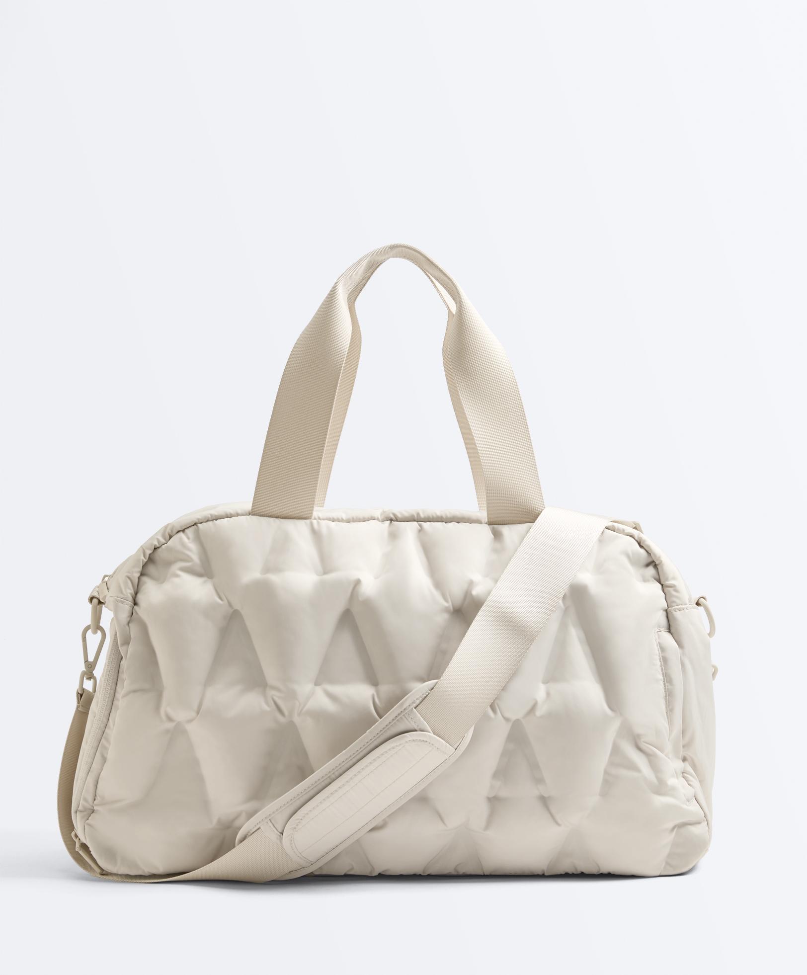Padded technical Sport bag — ECRU